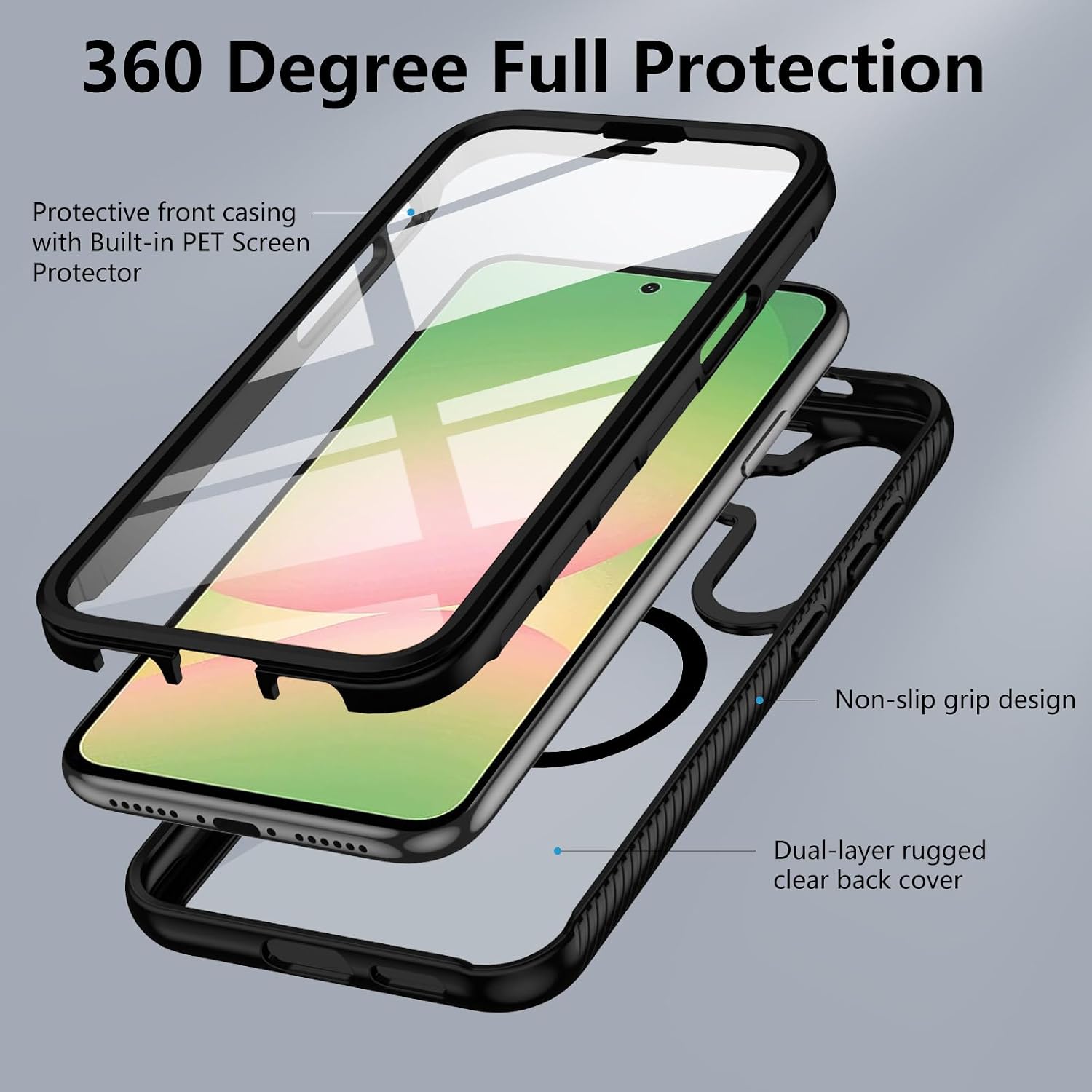 Thumbnail 2 de XTCASE Coque Galaxy A56 5G 360° Magnétique