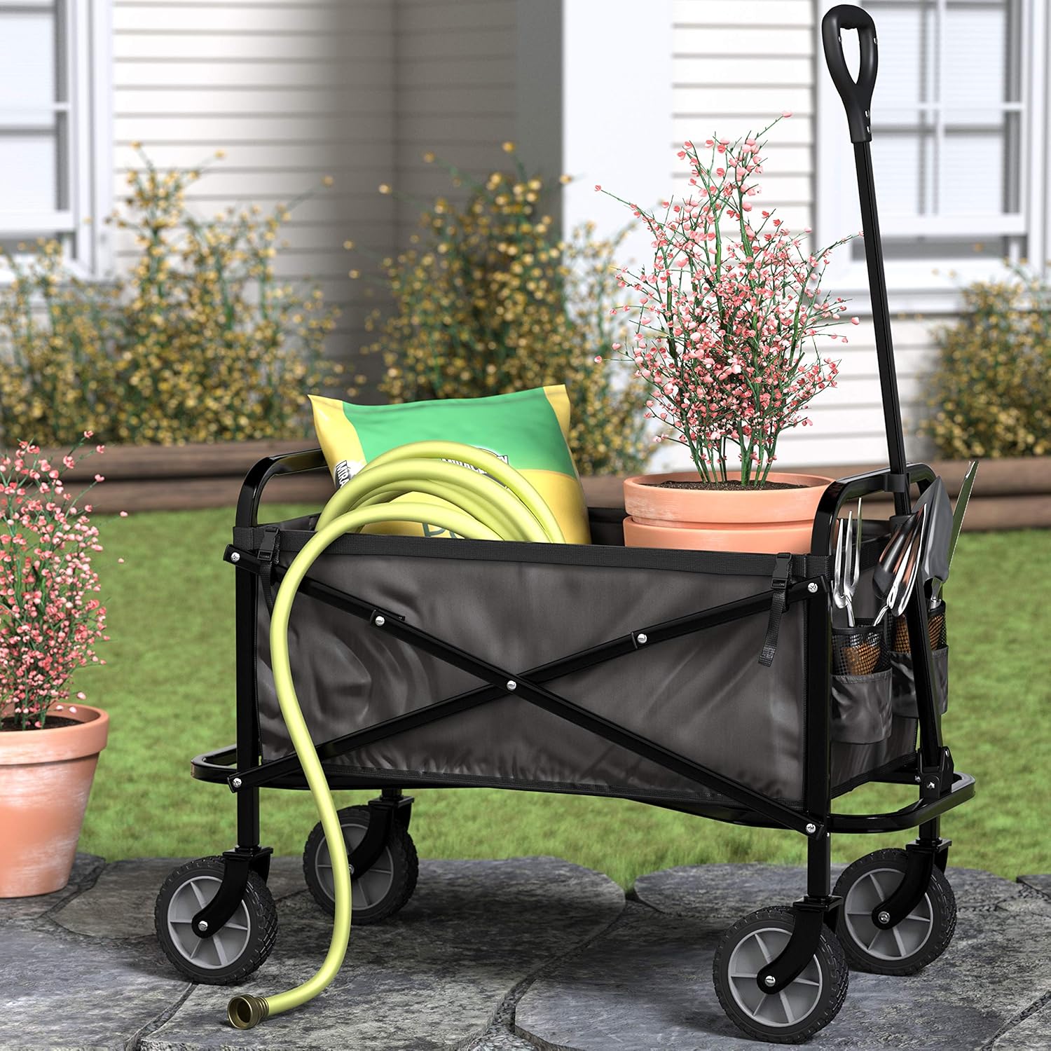 Thumbnail 6 de Amazon Basics Carrello da giardino 120 kg 🛒