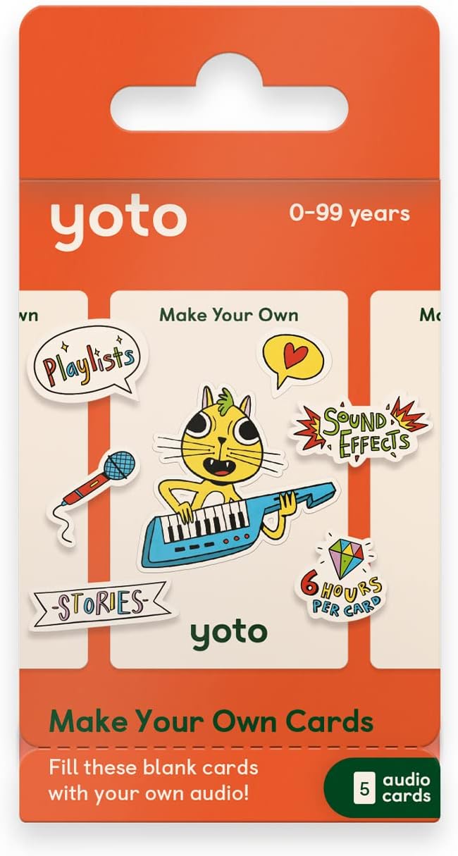 Detalle de Yoto Blank Audio Cards, 5-Pack