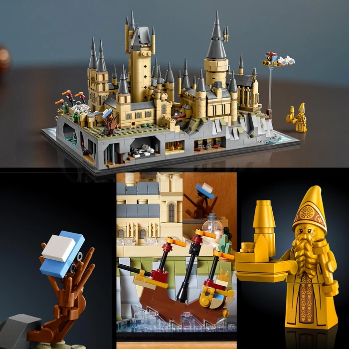 Detalle 2 de LEGO Harry Potter Schloss Hogwarts mit Schlossgelände 76419 – komplexes Bauprojekt für Fans