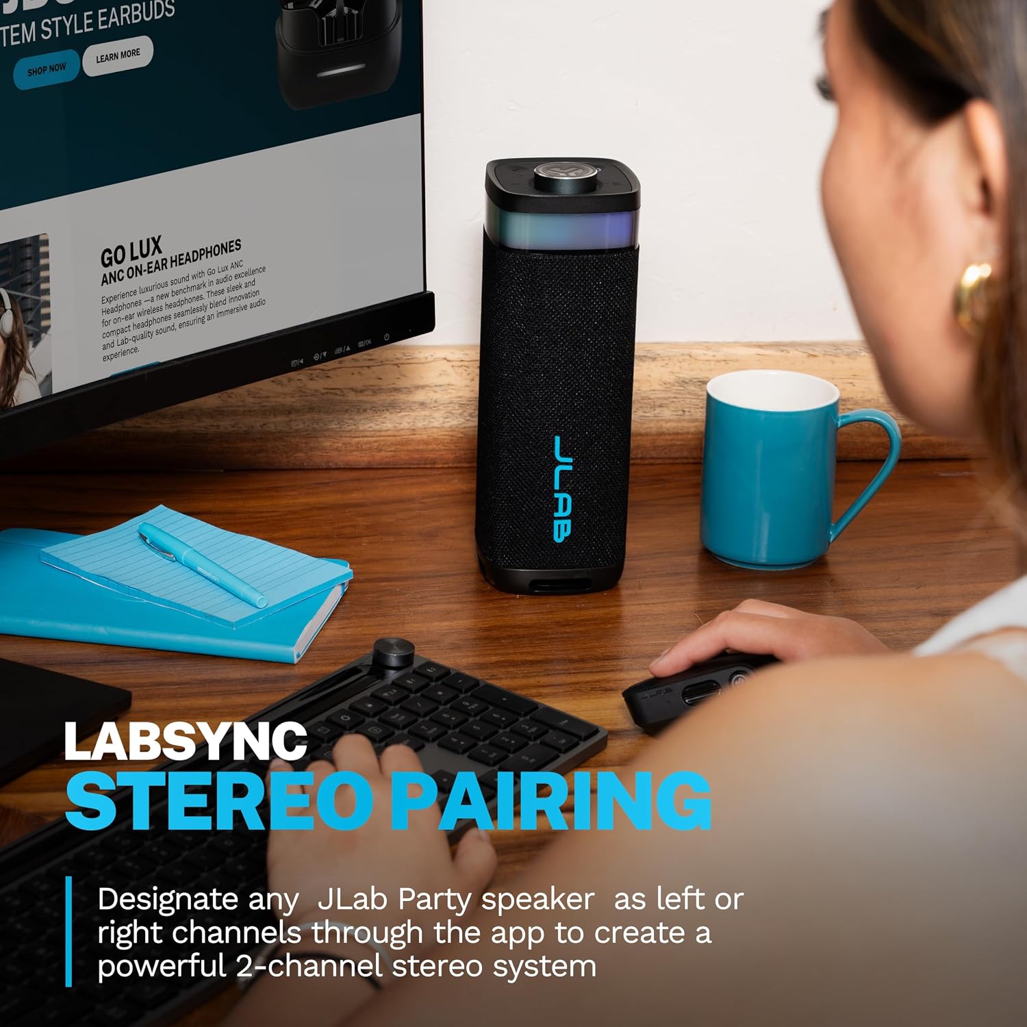 Thumbnail 4 de JLab JBuds Party enceinte Bluetooth avec 30 W ⚡