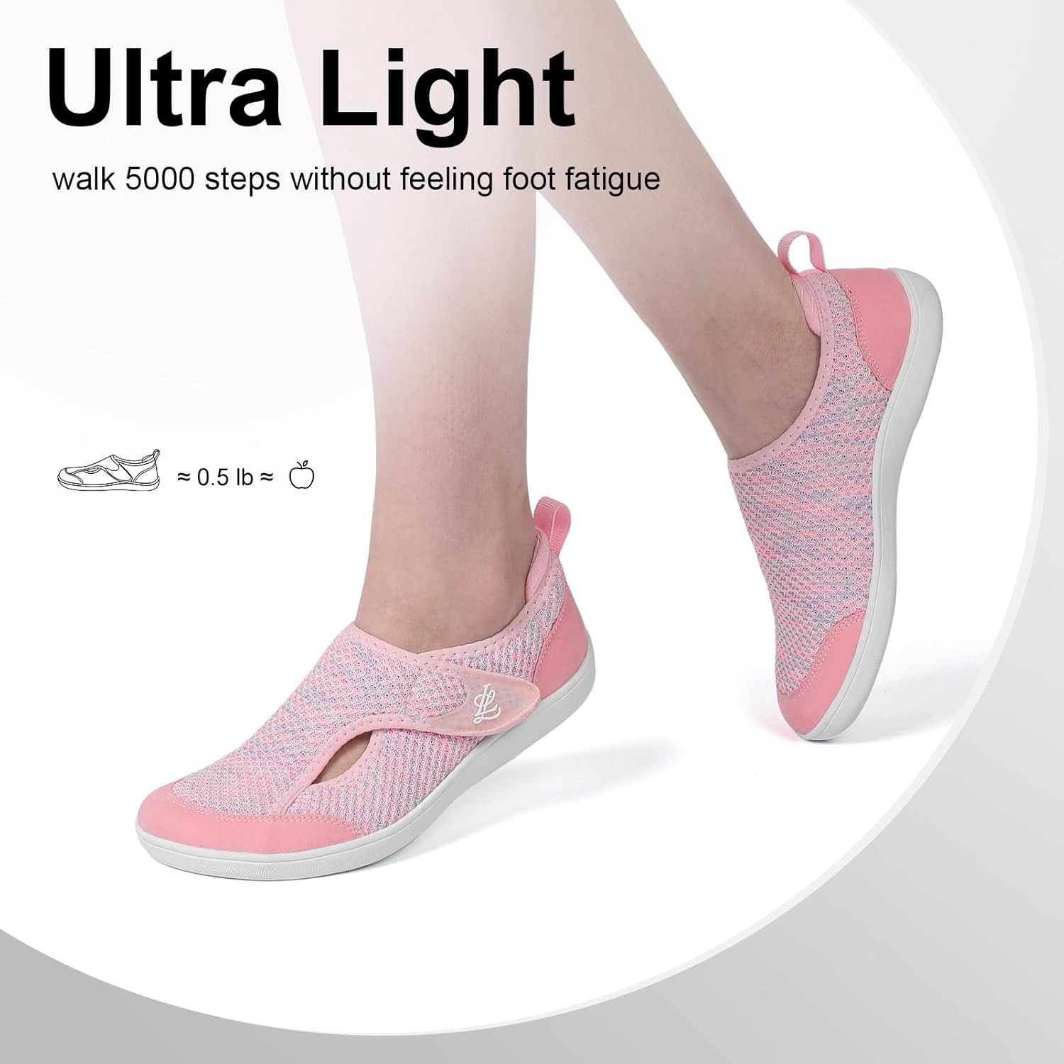 Detalle 2 de JOINFREE Women’s Wide Fit Barefoot Walking Shoes – Zero Drop Comfort Trainers