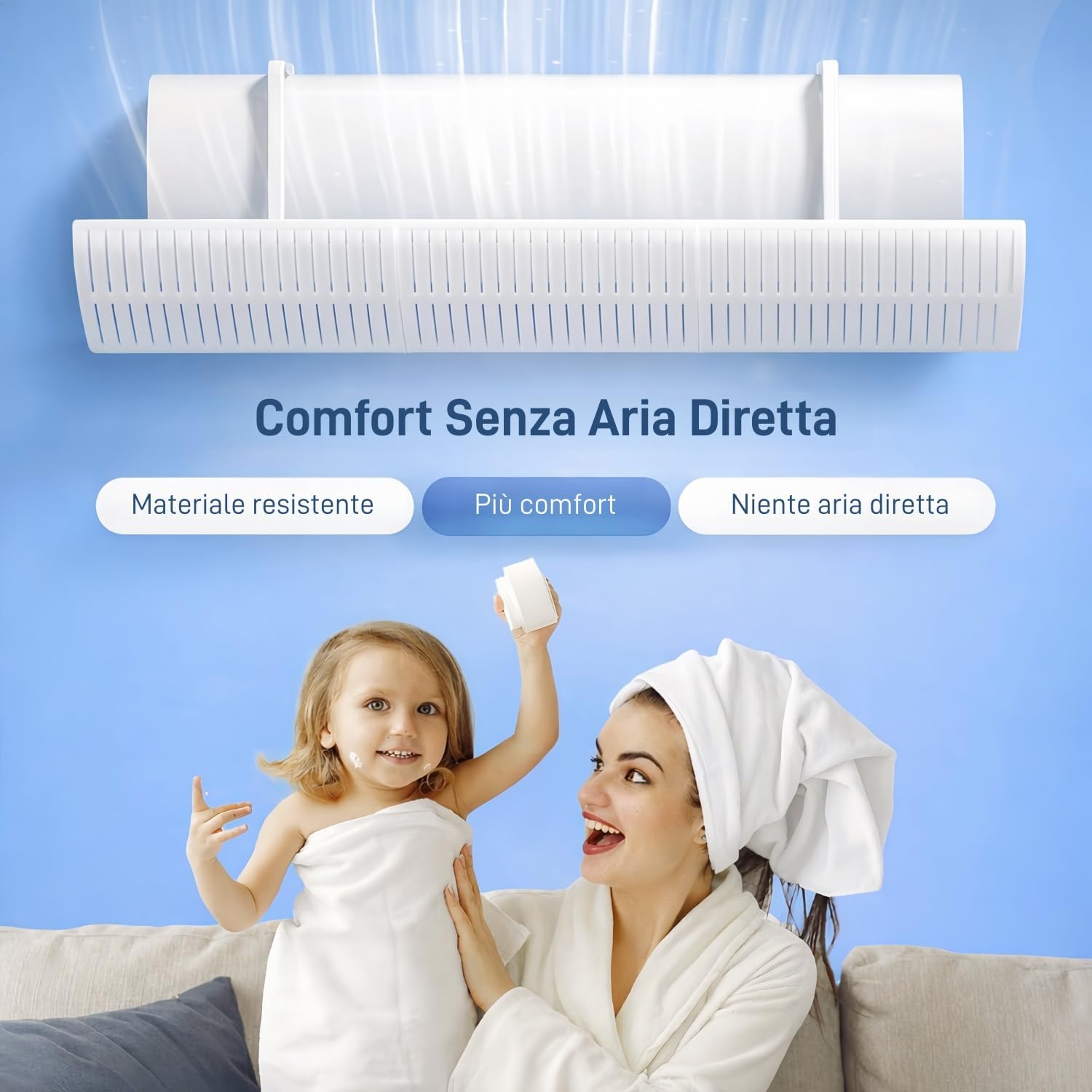 Thumbnail 6 de Chochoyah Deflettore Condizionatore Universale – Direzione dell’aria facile e regolabile