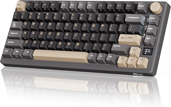 Detalle de RK Royal Kludge M75 Teclado Mecánico Inalámbrico RGB⌨