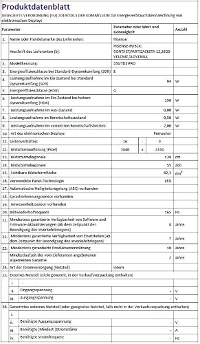 Thumbnail 14 de Hisense 55U7DS PRO Fernseher 55 Zoll – 4K UHD, Hi-QLED Mini LED Pro