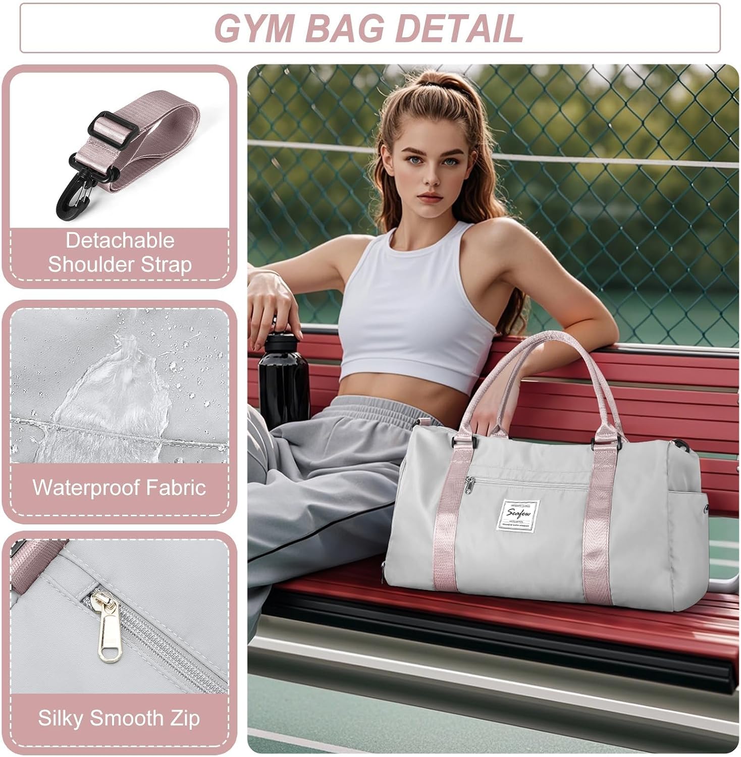 Detalle 2 de HYC00 Gym Duffle Bag 32L