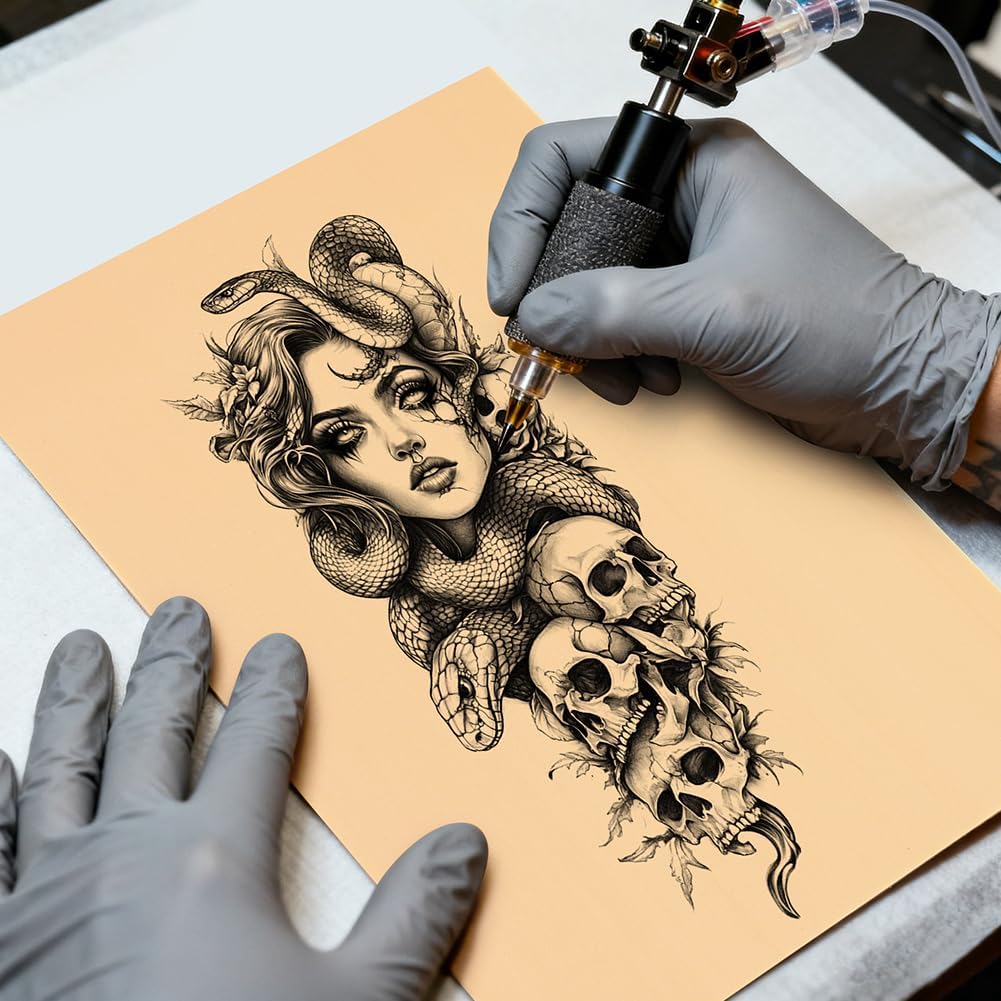 Thumbnail 6 de Vicloon A5 Silicone Tattoo Practice Skin, 3 mm, Double-Sided, Skin Tone