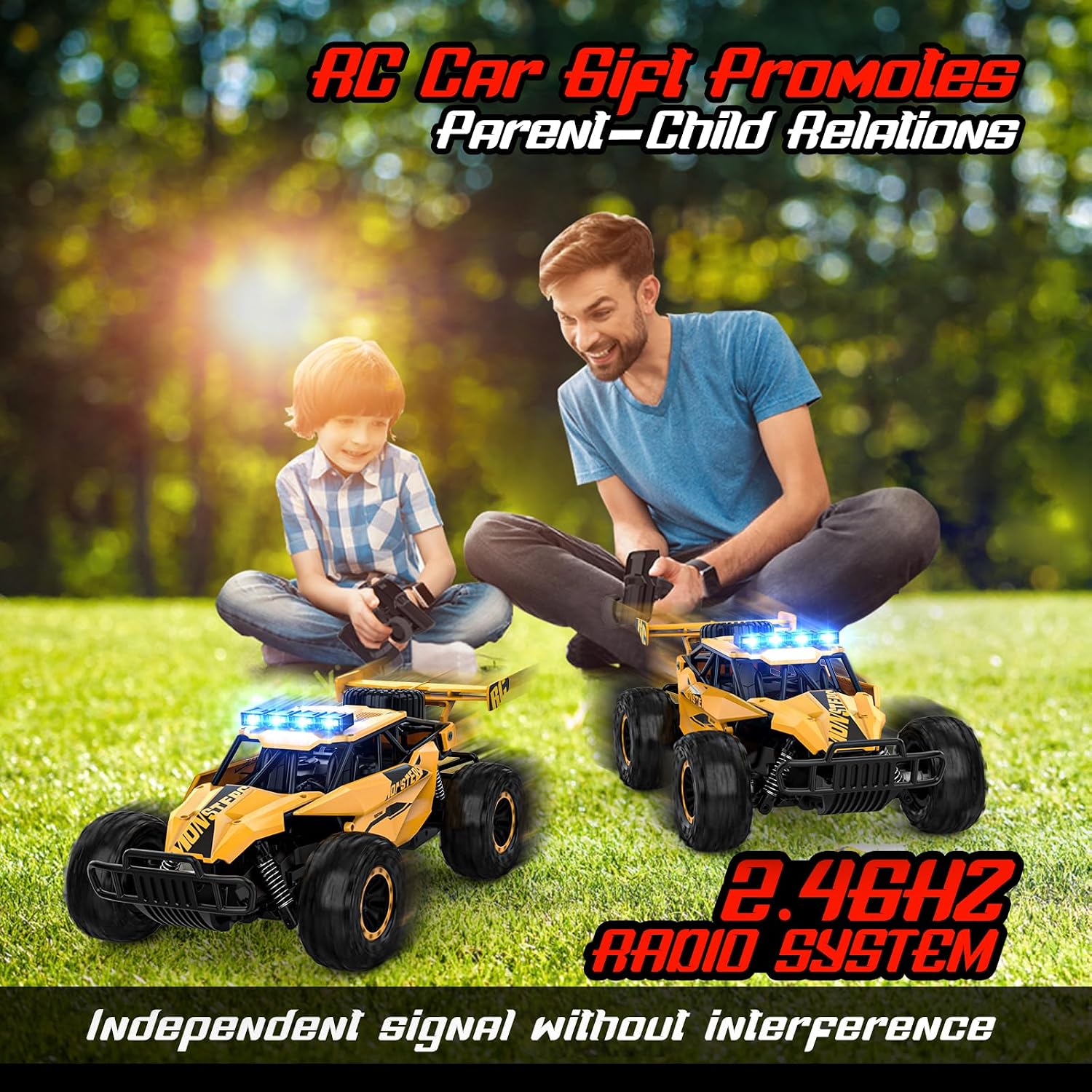 Thumbnail 6 de BLUEJAY 1809 RC Monster Truck, 2.4GHz, 33 km/h, LED Lights