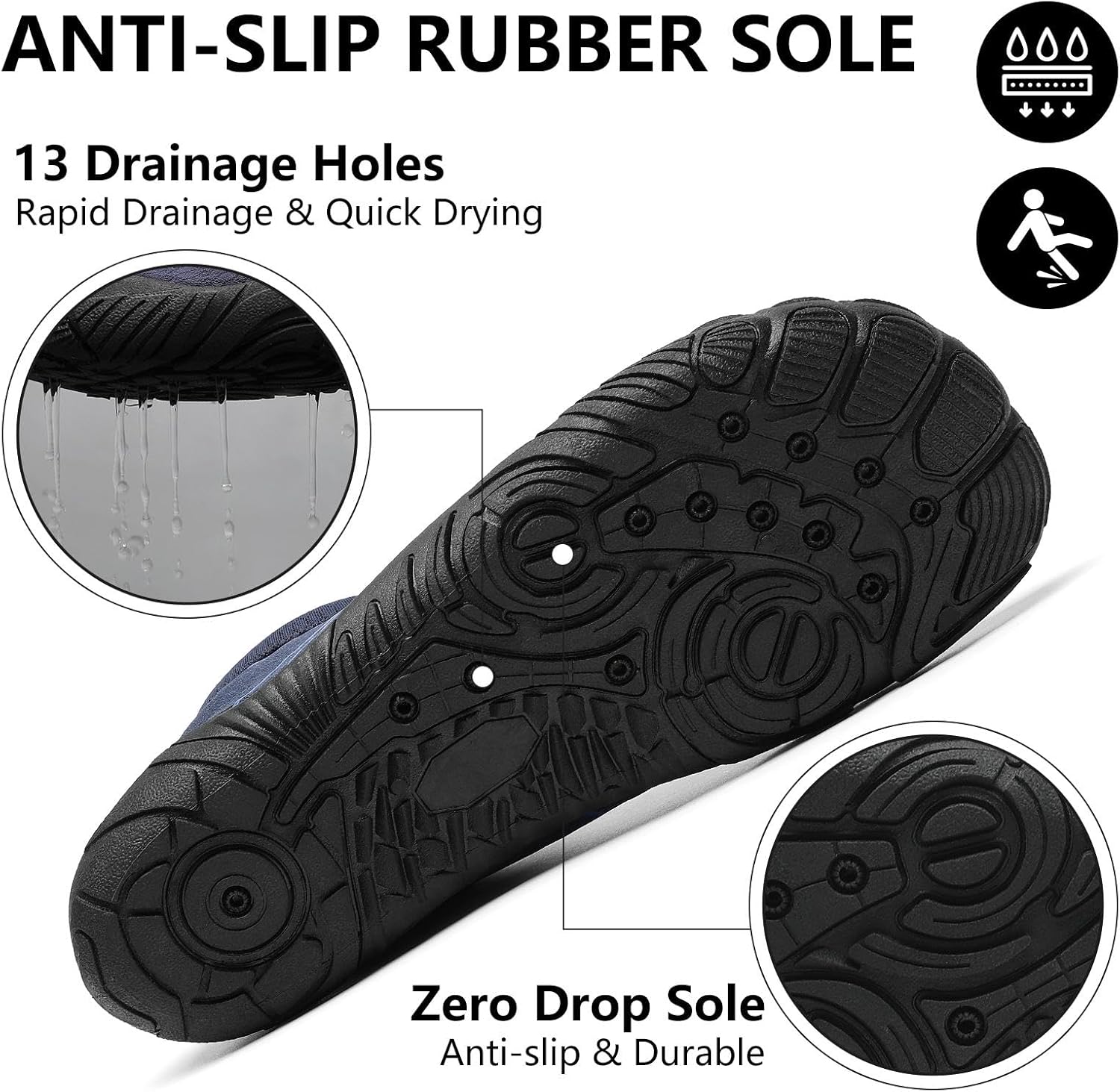 Thumbnail 2 de Mishansha Water Swim Shoes for Men and Women with Wide Toe Box