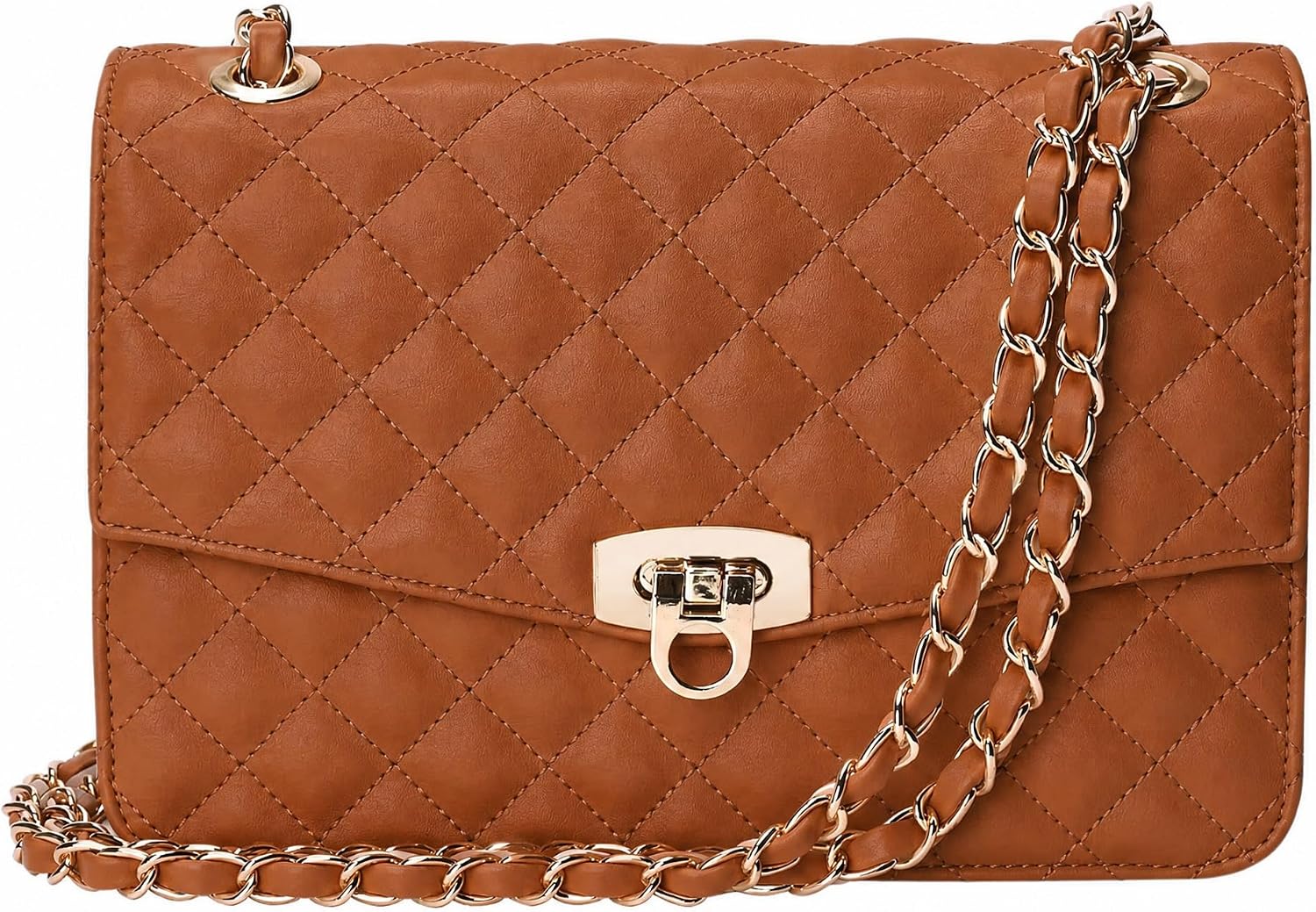 Detalle de GEMIU Quilted Crossbody Purse with Two Compartments