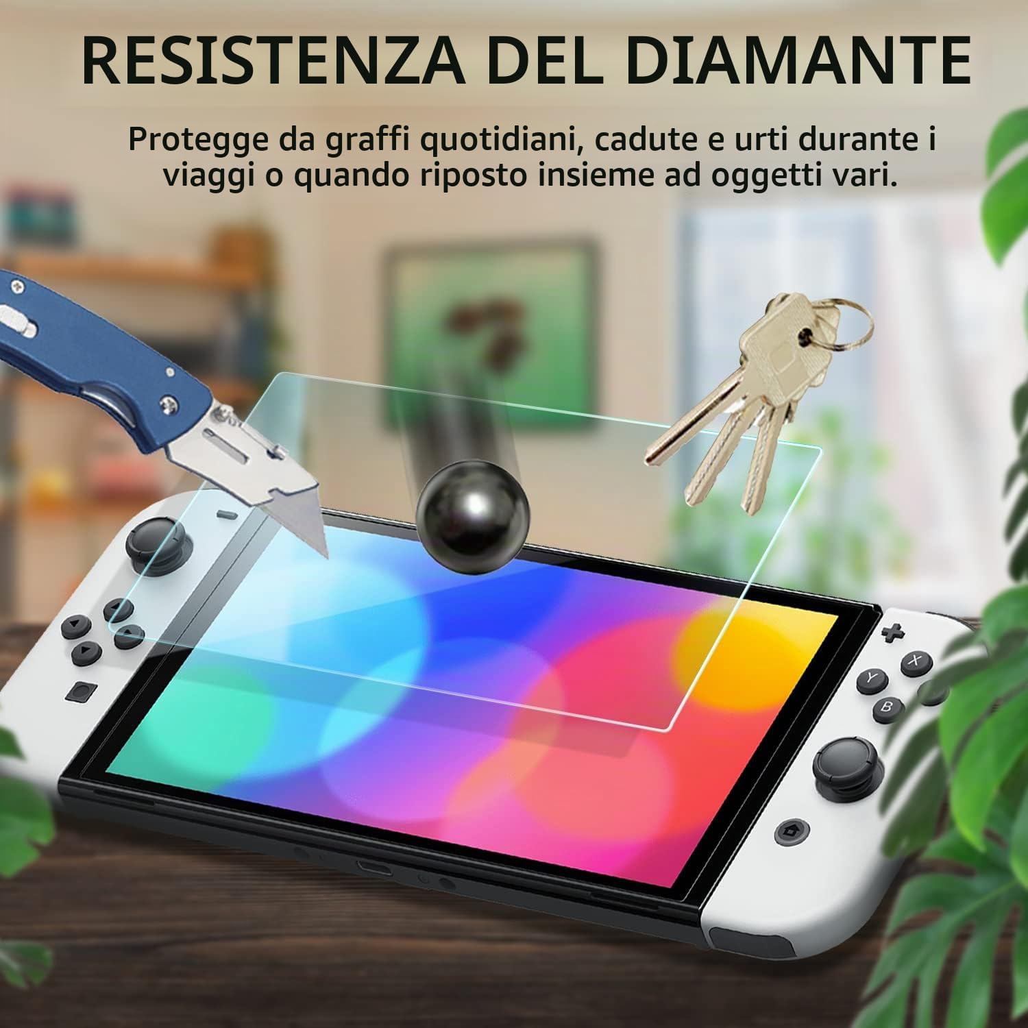 Thumbnail 2 de Orzly protezioni schermo Nintendo Switch OLED 4pz