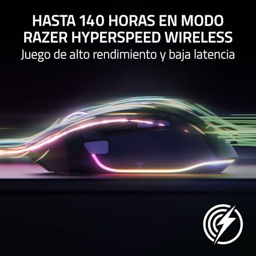 Detalle 2 de Razer Basilisk V3 Pro Phantom Green — ratón gaming 35K dpi 🖱