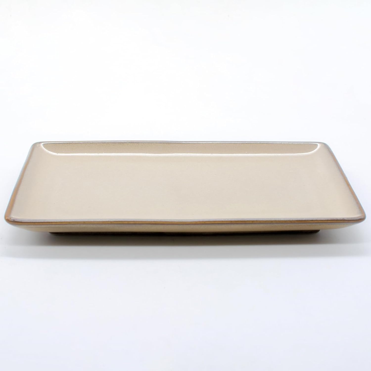 Detalle de Aito Seisakusho long square plate, Mino Ware