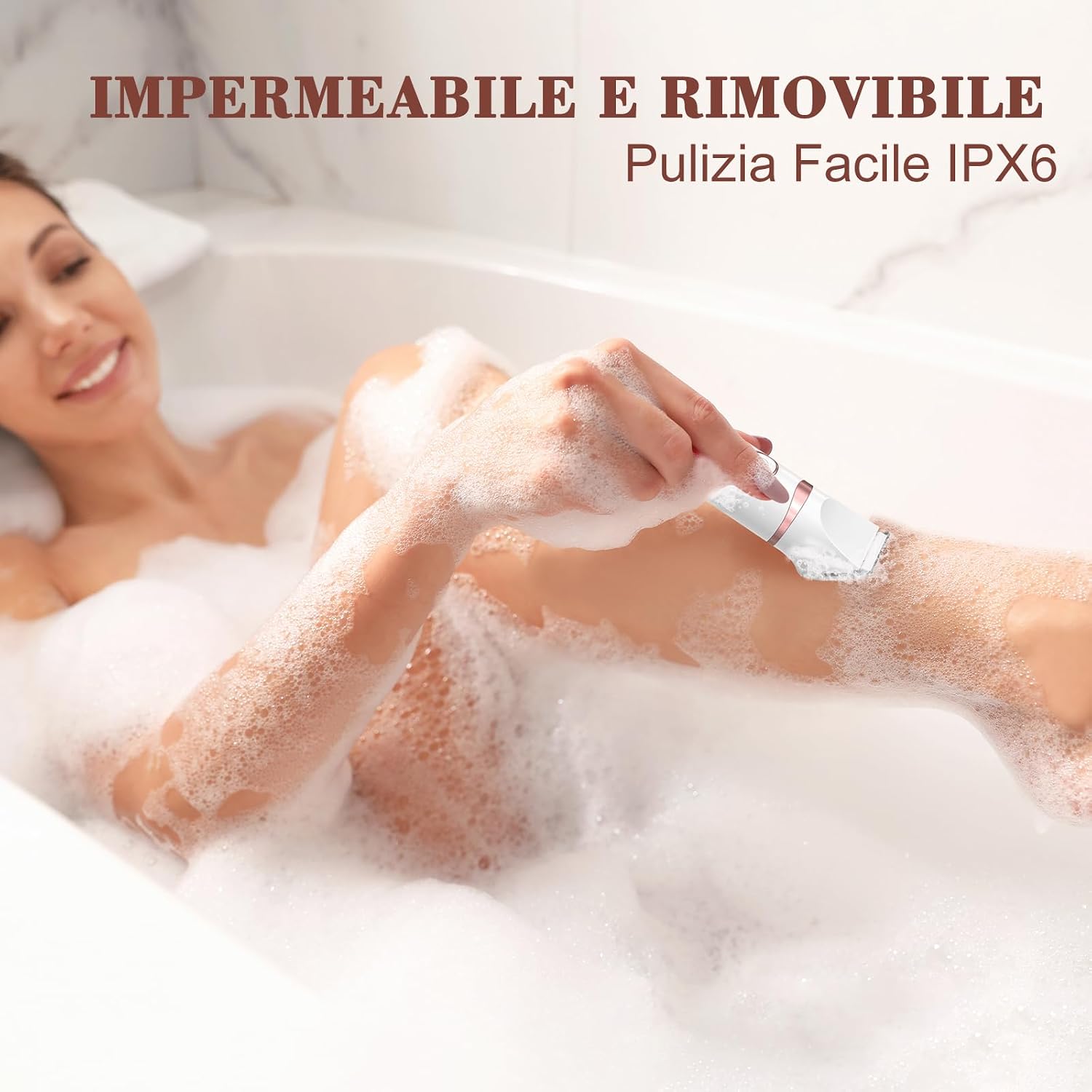 Thumbnail 6 de MAXGROOM Rasoio elettrico donna 3-in-1 impermeabile