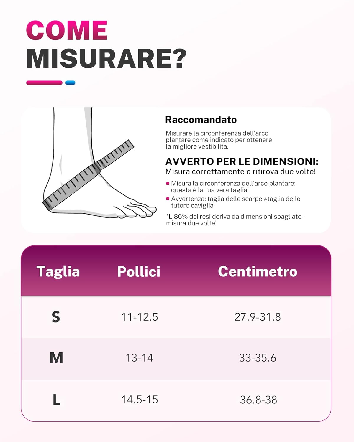 Thumbnail 5 de Fitomo Tutore Caviglia con stabilizzatori rimovibili (uomo e donna) per gonfiore, tendinite d’Achille e recupero