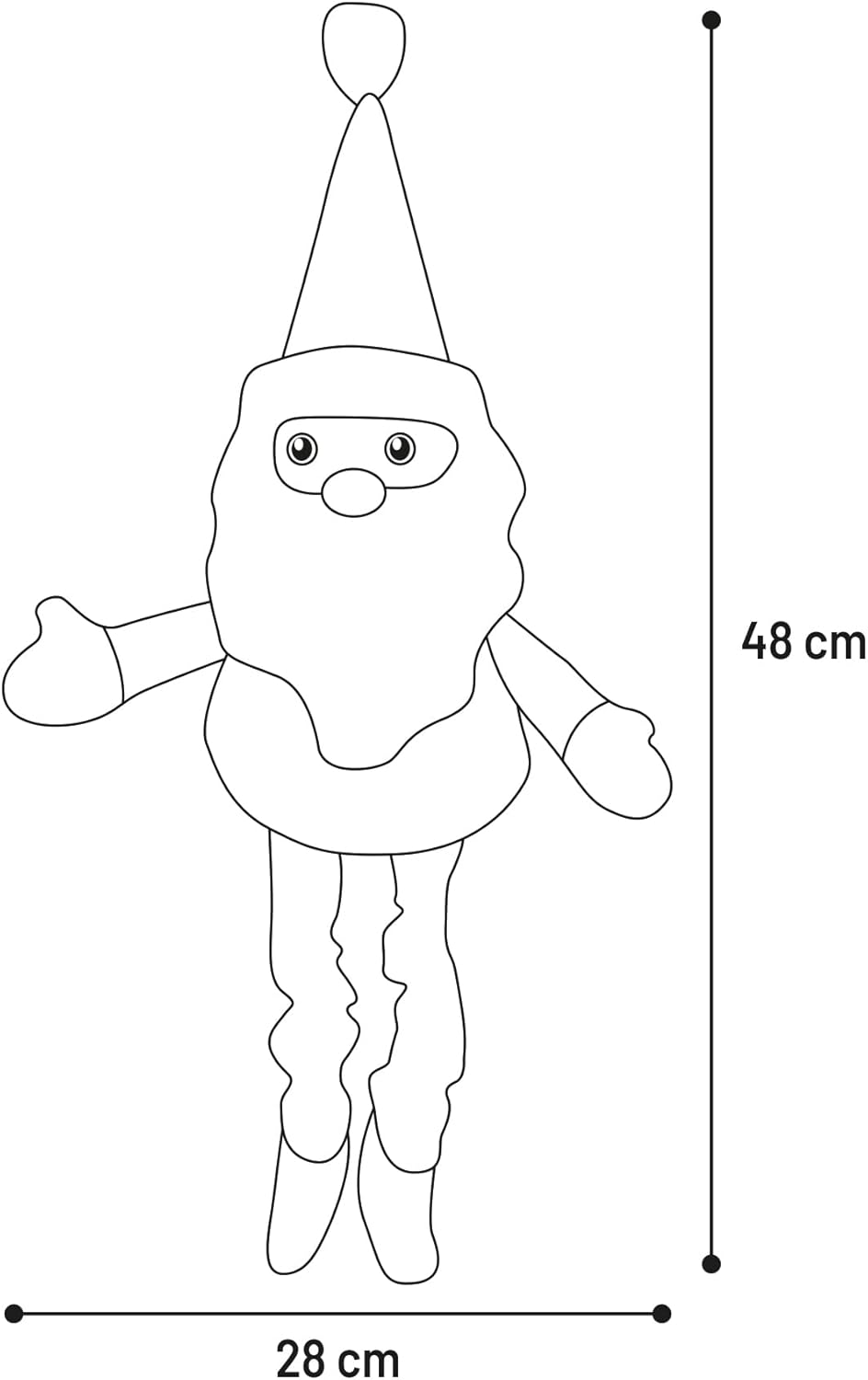 Thumbnail 2 de Flamingo Hundespielzeug WEIHNACHTSSPIELZEUG 48 cm