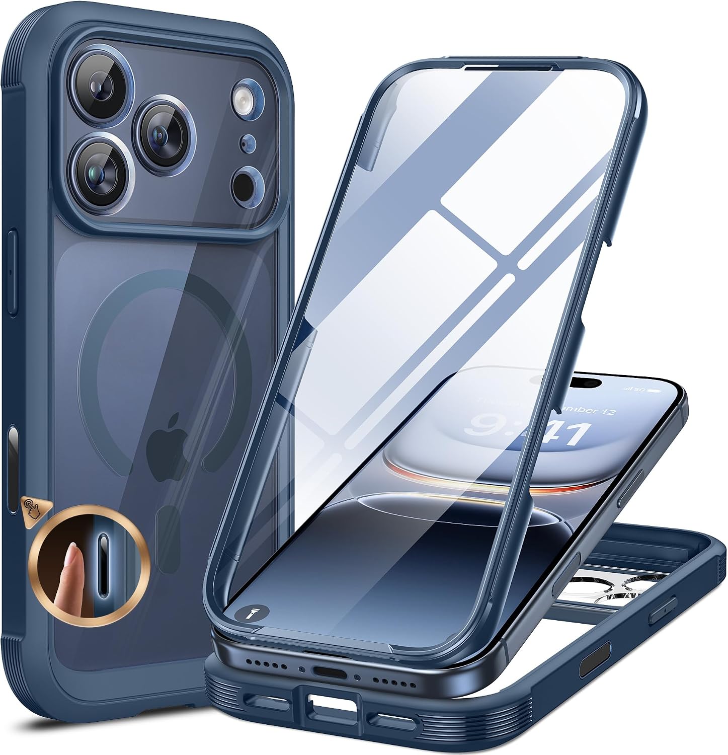 Miracase iPhone 17 Pro Max magnetic case 6.9"