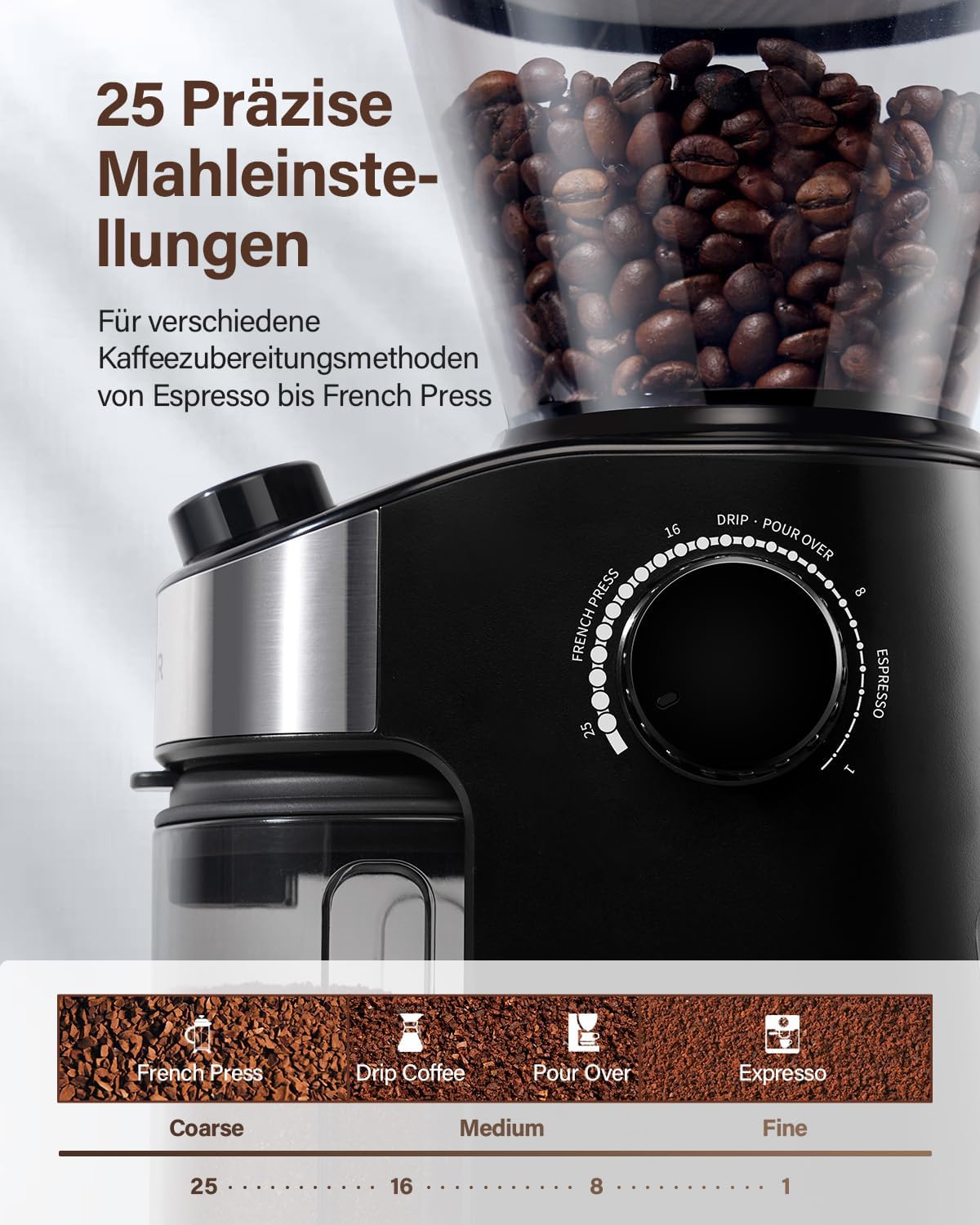 Thumbnail 2 de SHARDOR Kaffeemühle 200W