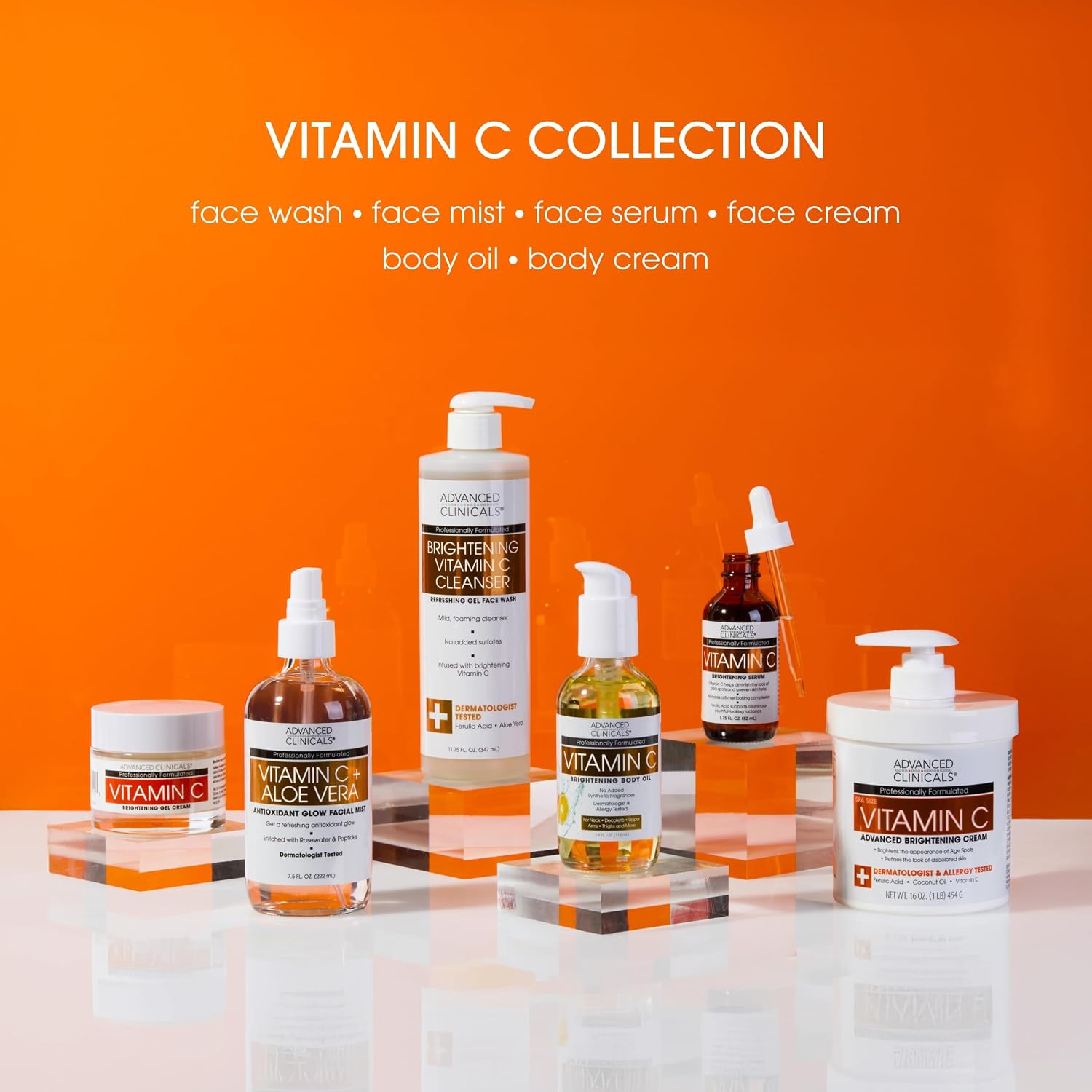Thumbnail 5 de Advanced Clinicals Brightening Vitamin C Serum with Glycolic & Lactic Acids (1.75 Fl Oz)