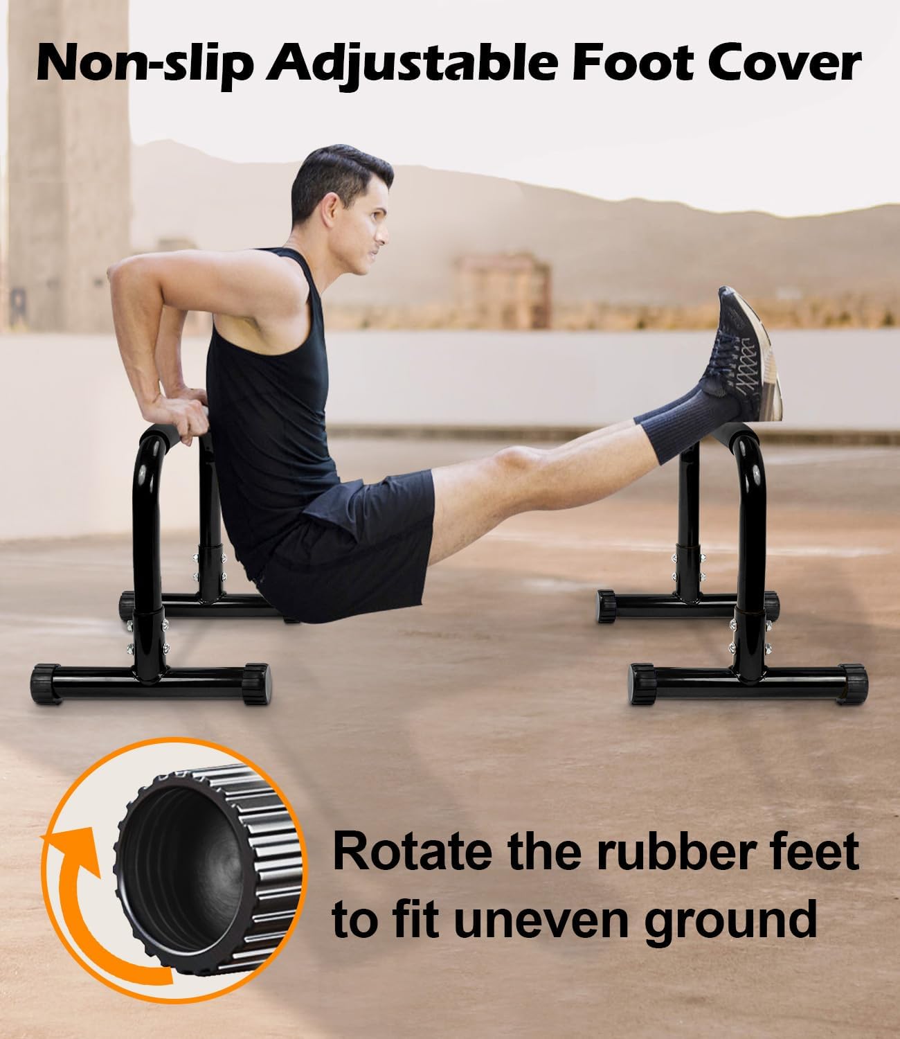 Thumbnail 5 de TABEKE 14" Steel Parallettes for Calisthenics 💪