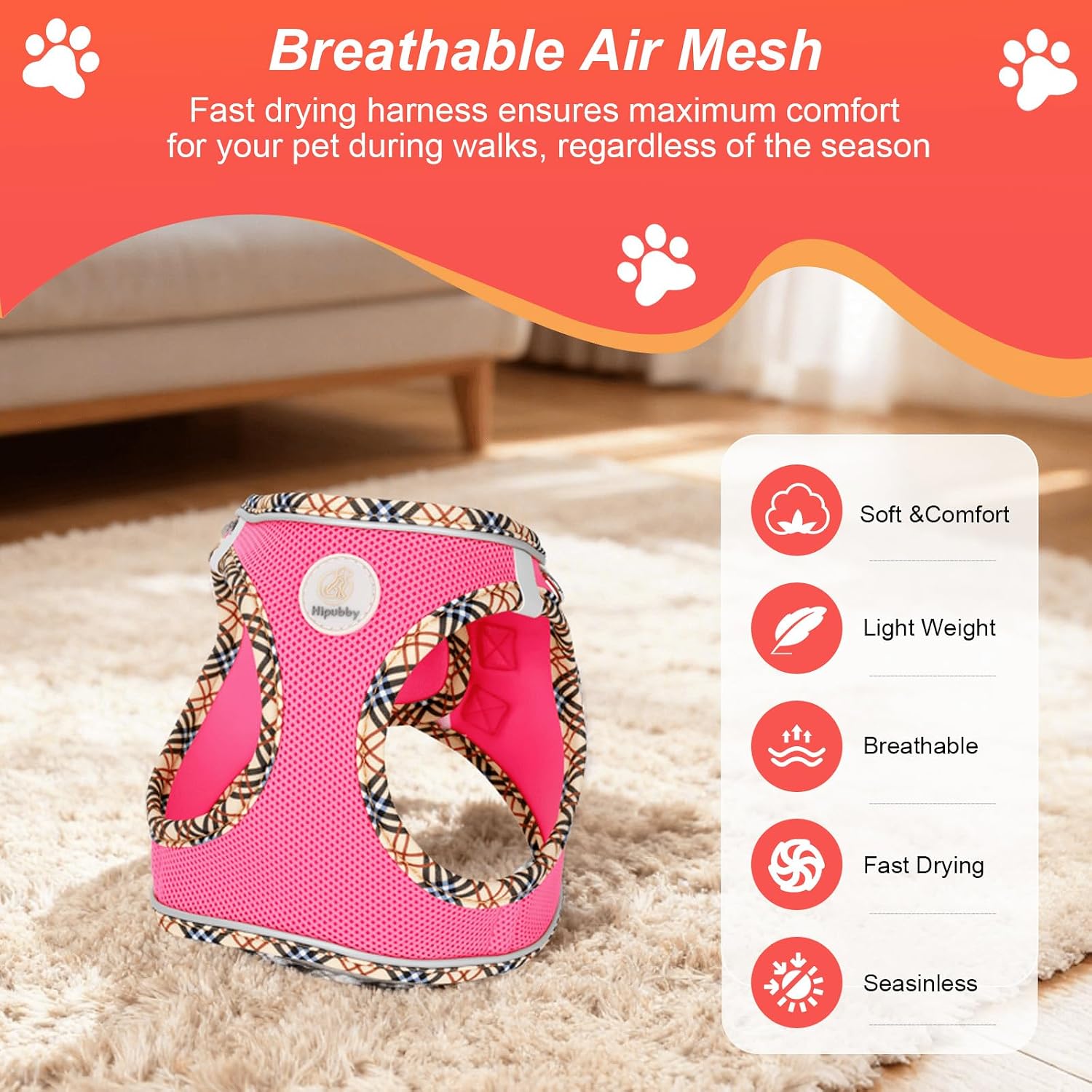 Detalle de Hipubby Dog Harness, Size S