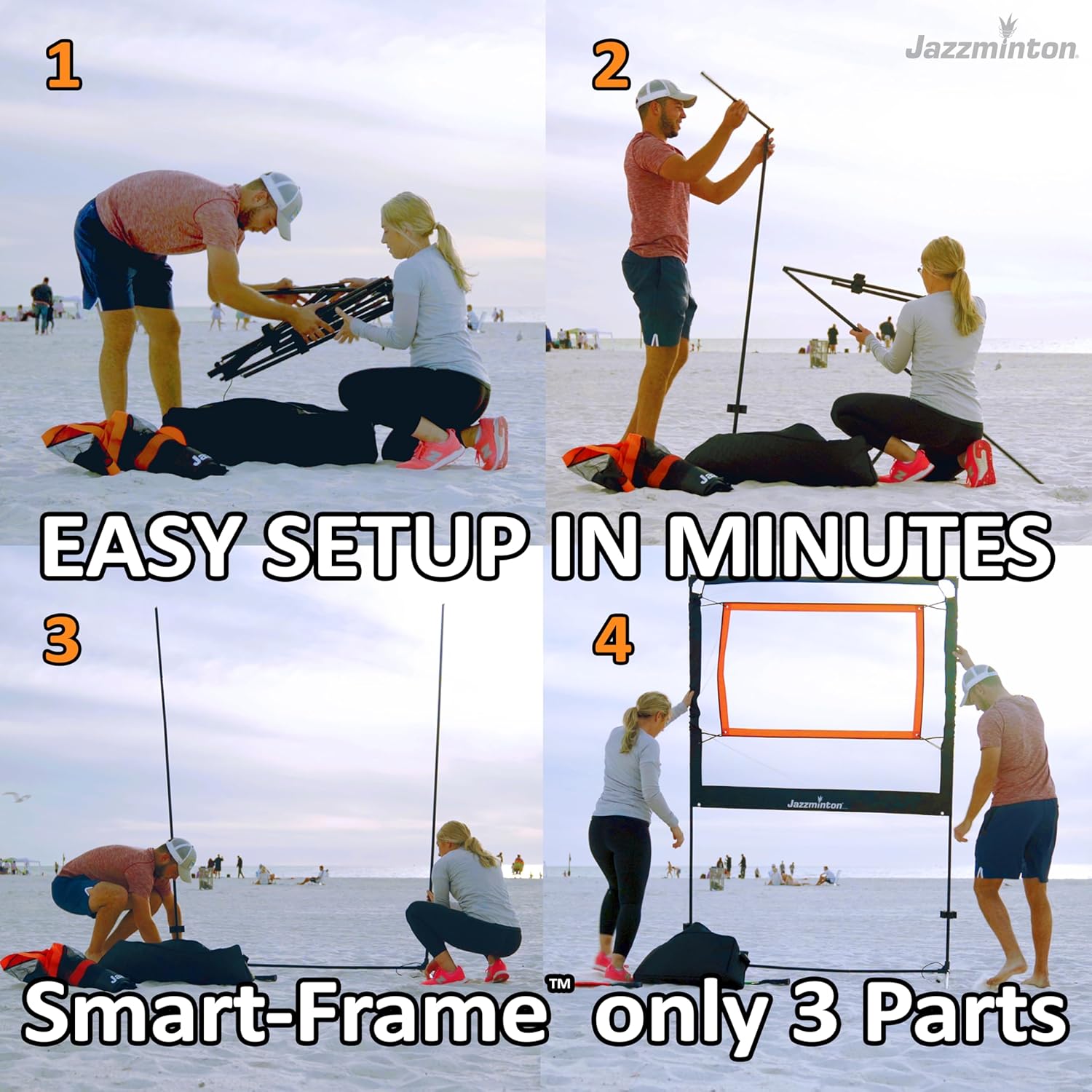 Thumbnail 6 de Jazzminton-Sport: The Original Paddle Game for Indoor & Outdoor Fun
