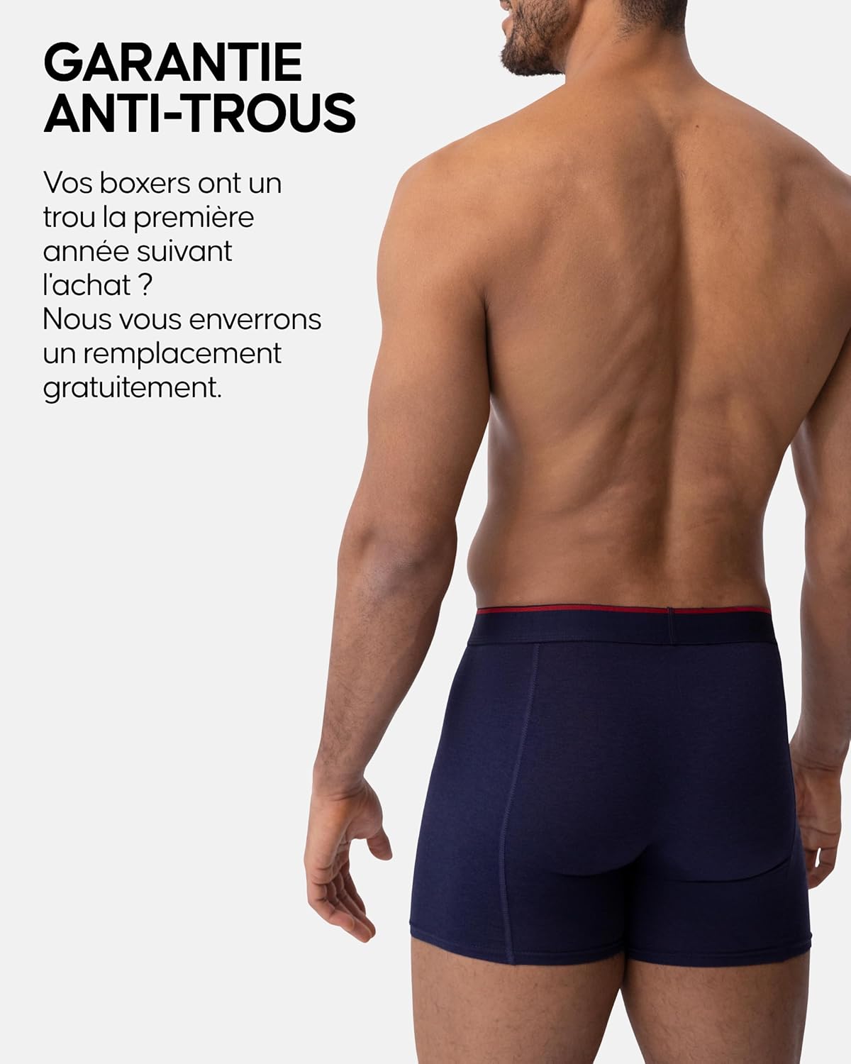 Thumbnail 4 de DANISH ENDURANCE Boxer en bambou pour hommes – lot de 3, avec ou sans braguette