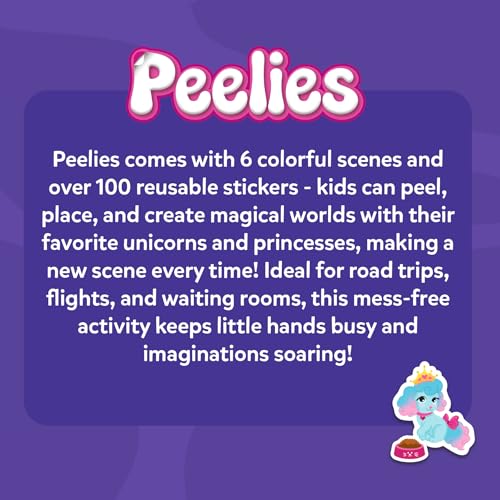 Thumbnail 6 de Skillmatics Peelies – Unicorns & Princesses, Reusable Sticker Activity Book