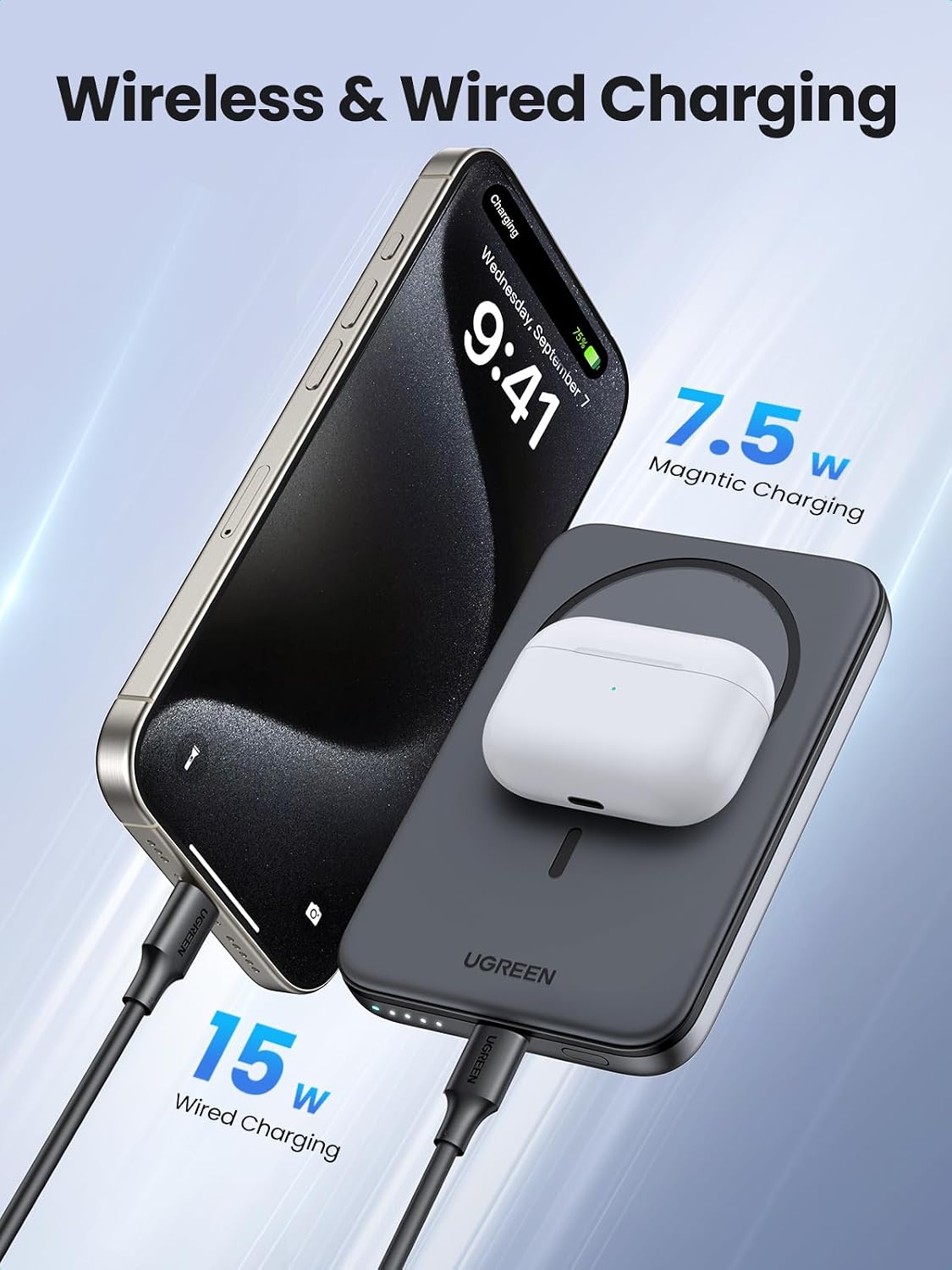 Thumbnail 2 de UGREEN Nexode MagSafe Power Bank 5000mAh