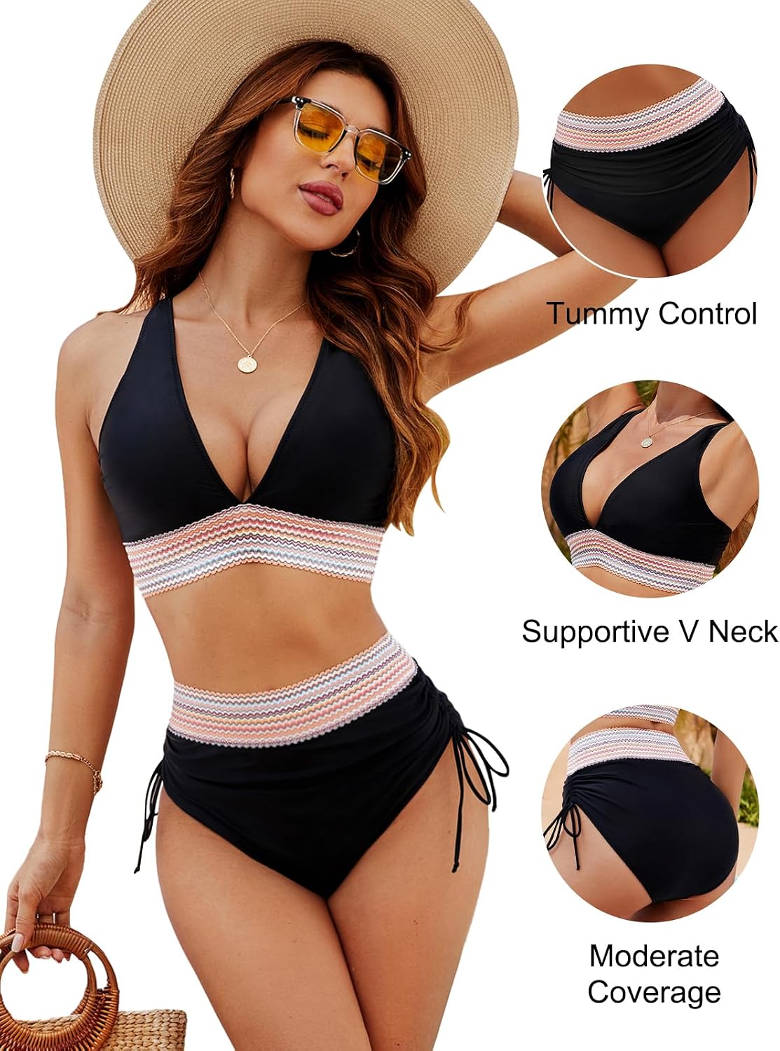 Thumbnail 4 de Blooming Jelly High Waisted Bikini Set ⚙