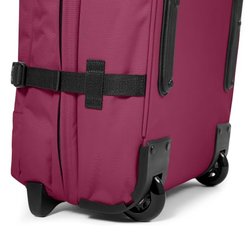Detalle 2 de Eastpak Tranverz S Valise cabine 42L – Wine Burgundy, à roulettes, 2 compartiments