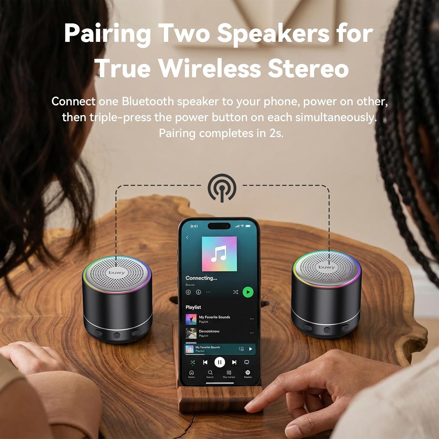 Thumbnail 6 de Mini Bluetooth Lautsprecher (83 g) mit Bluetooth 5.4, RGB-Licht und IPX7 – kompakt, robust, ideal für Outdoor