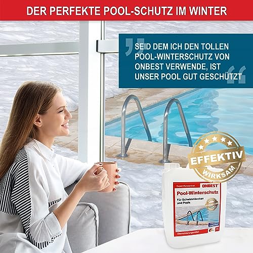 Thumbnail 5 de ONBEST Effektiver Pool-Winterschutz: Flüssiges Winterpflegemittel gegen Algen, Kalk & Verunreinigungen (3 L/5 L)
