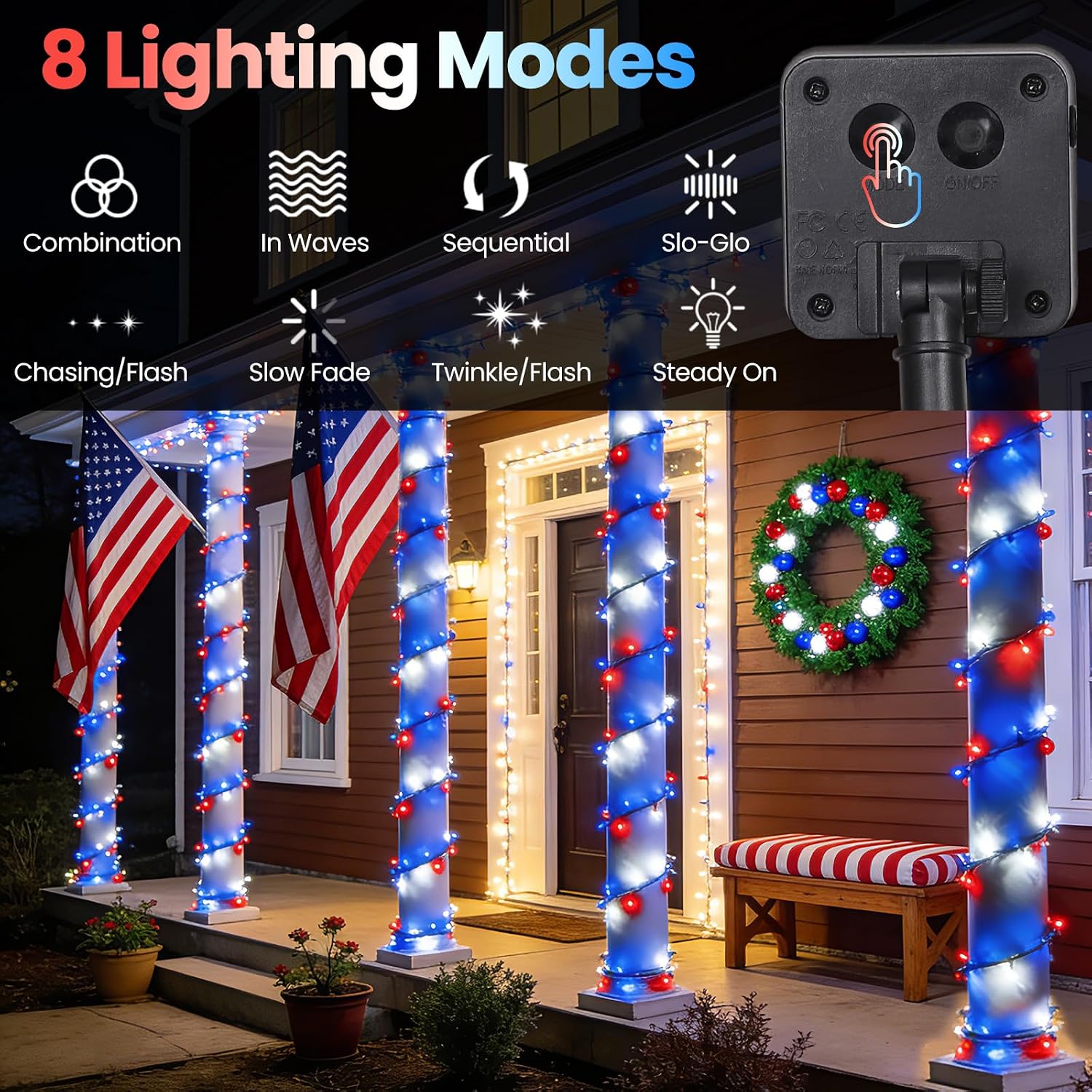 Thumbnail 2 de Solar String Lights, 100 LEDs