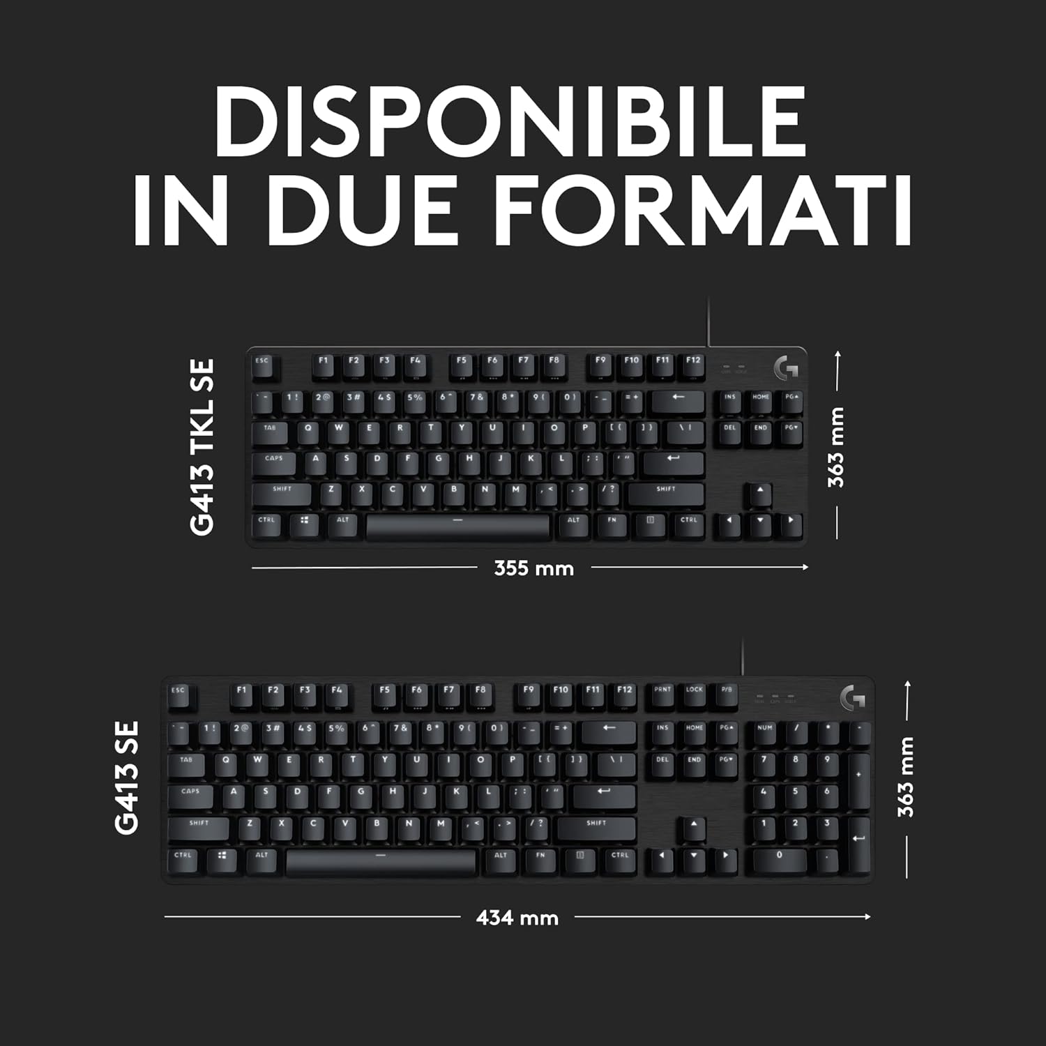 Thumbnail 5 de Logitech G413 TKL SE tastiera meccanica gaming 87 tasti