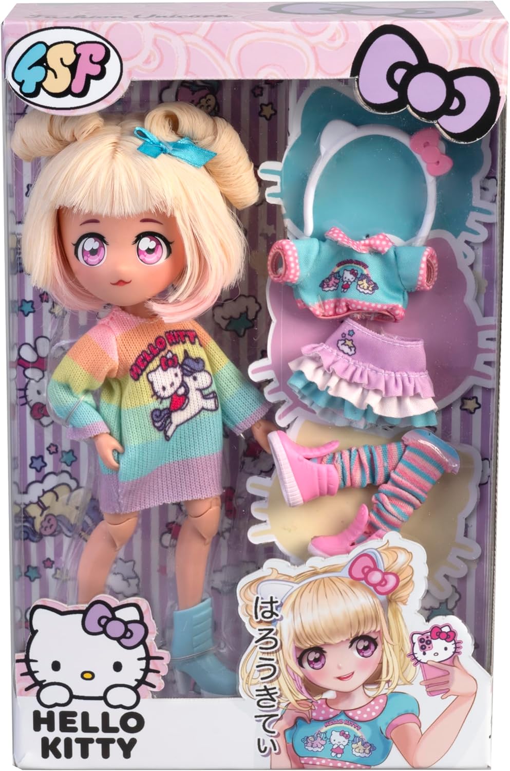 Thumbnail 4 de Hello Kitty 4SF Famosa Manga Fashion Unicorns doll (19.5 cm) with 15 points of articulation