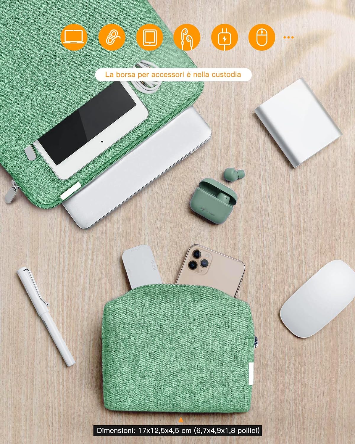 Thumbnail 4 de Inateck 360° Protezione Custodia per MacBook 13 pollici