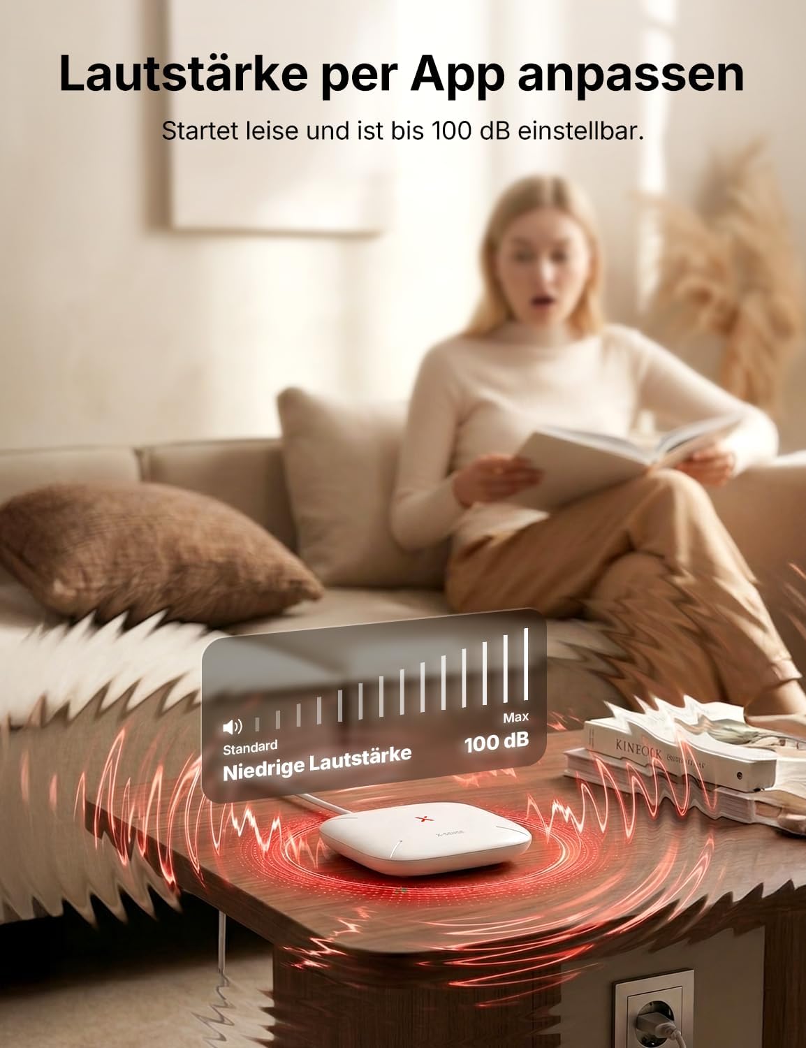 Detalle de X-Sense Alarmanlage AS05 – WLAN Tür-/Fensteralarmset für Haus & Wohnung