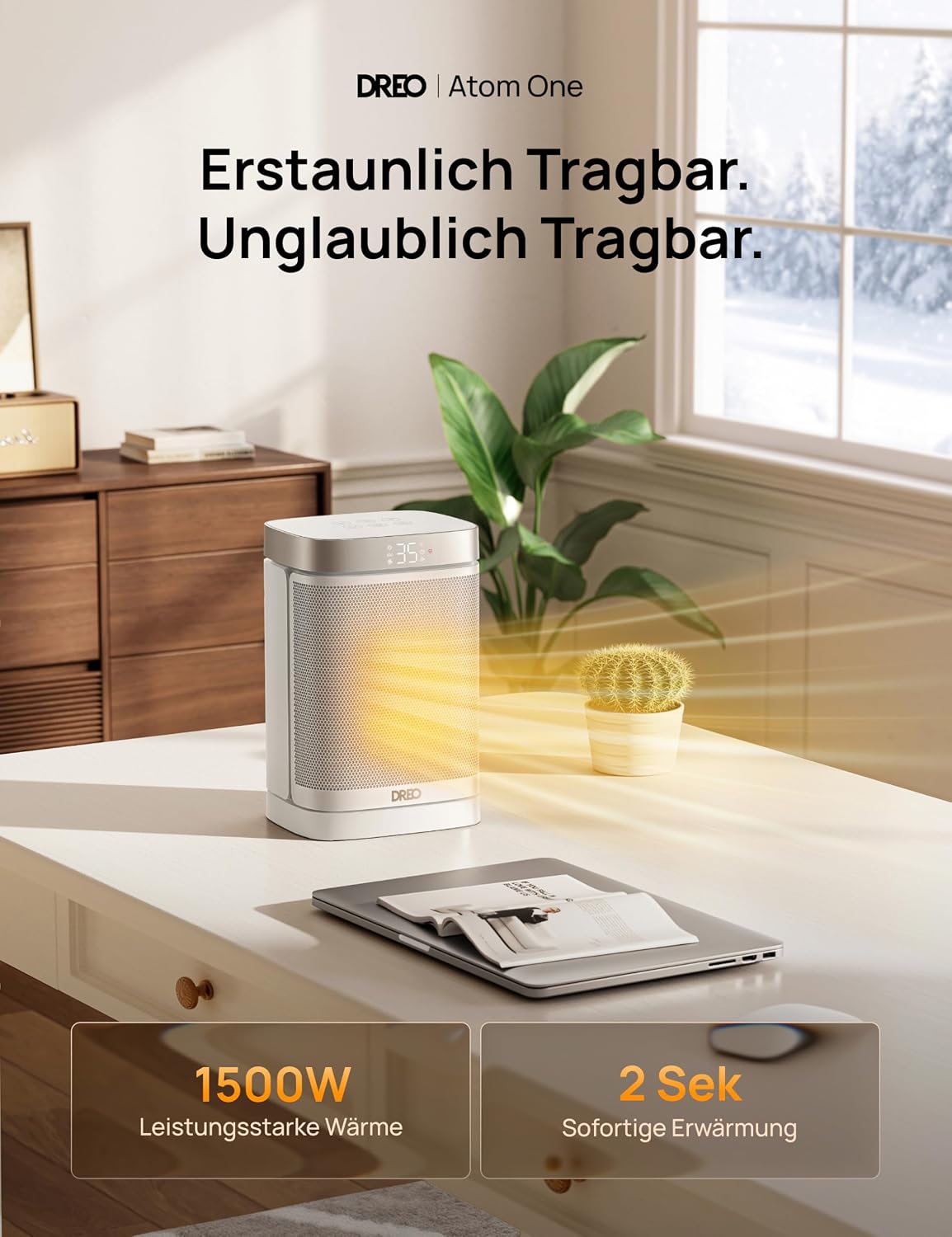 Detalle 2 de Dreo Heizlüfter 1500 W