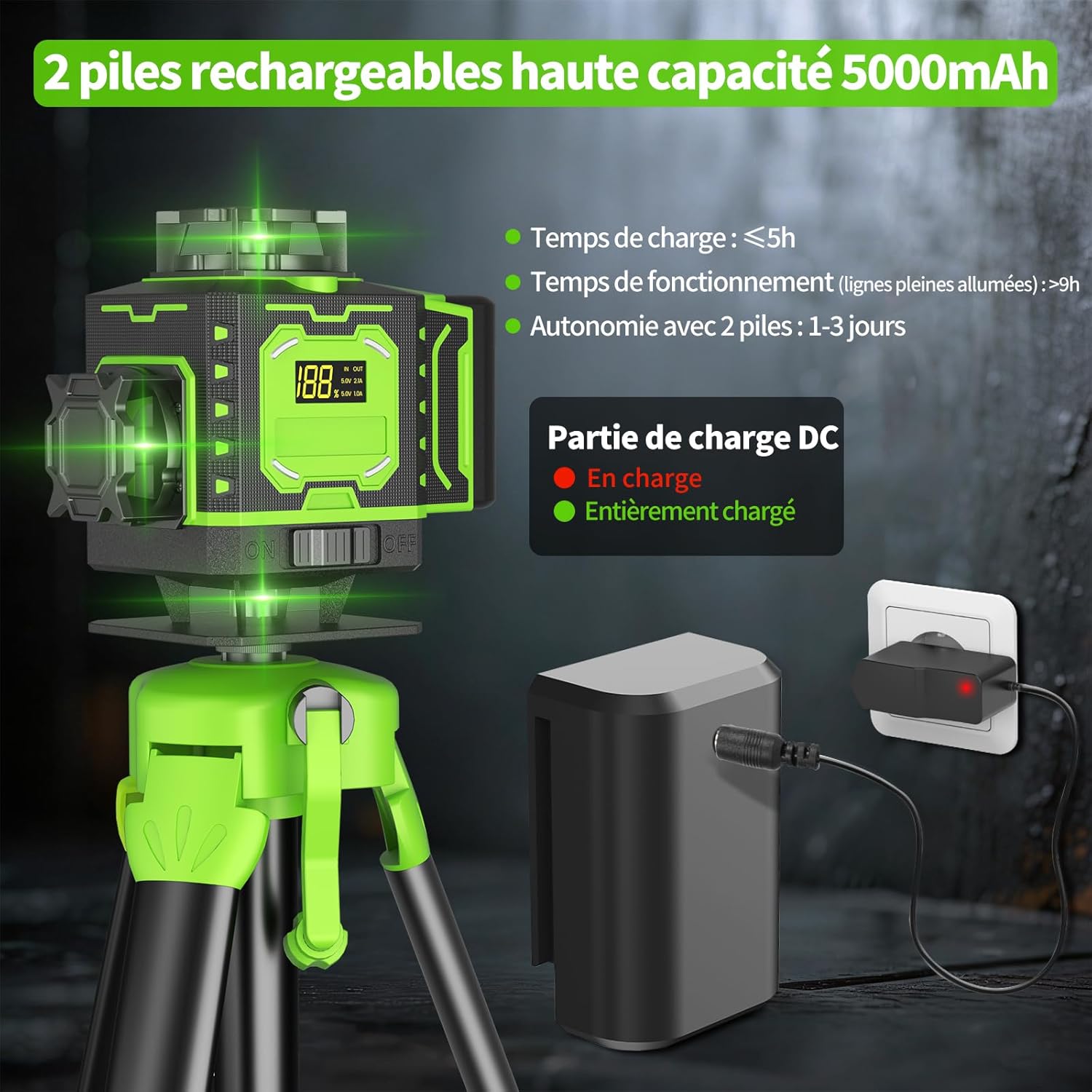 Detalle de Nivel láser autonivelante 360° 16 líneas