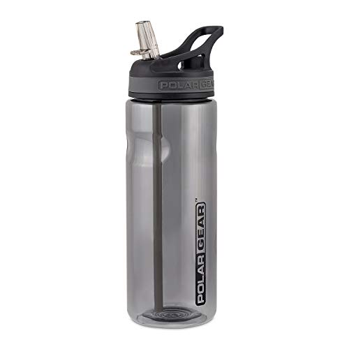 Thumbnail 4 de Polar Gear 650ml Aqua Grip Water Bottle with Straw — Black