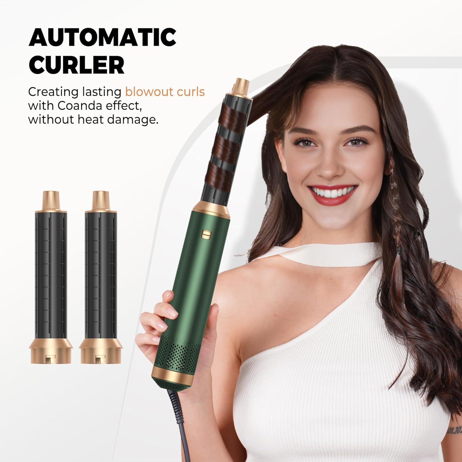 Thumbnail 1 de OKWRAP Air Styler Pro 5-in-1 (1000 W) – Multistyler mit Föhn, Lockenstab und Glättfunktion