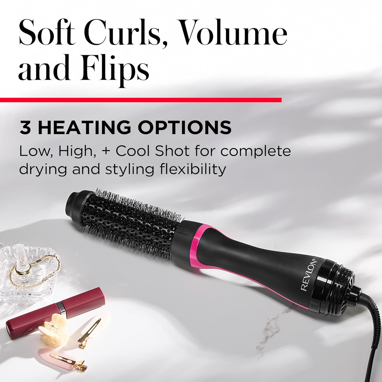Thumbnail 5 de Revlon One-Step Hair Dryer and Styler Root Booster Hot Brush (1-1/2 in)