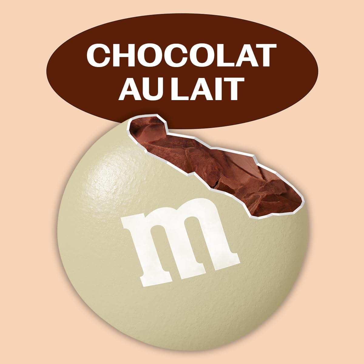 Thumbnail 3 de M&M'S COLLECTION Choco – Sachet vrac 1,5 kg Crème, bonbons chocolat au lait monocouleur pour décor et événements
