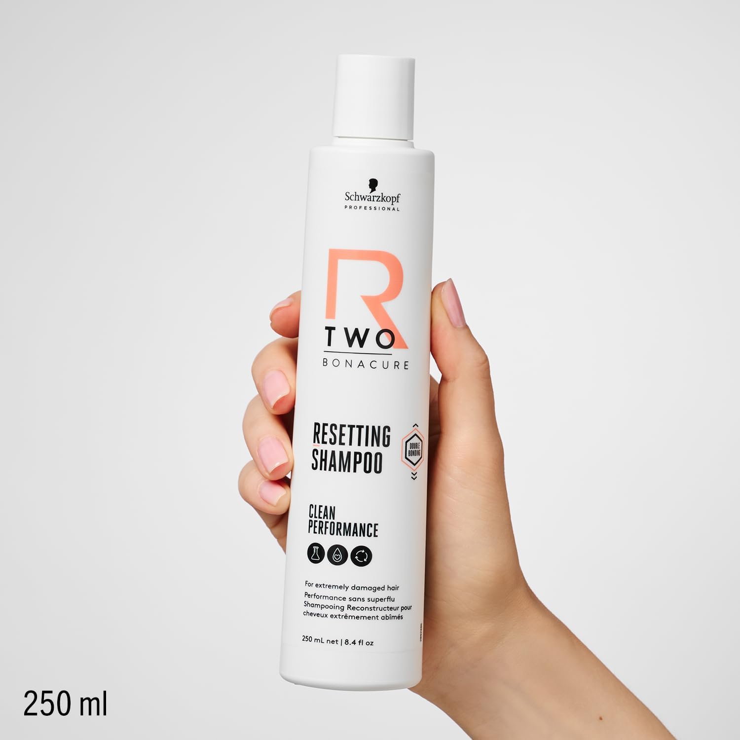 Thumbnail 1 de Schwarzkopf Professional Bonacure R-Two Resetting Shampoo rigenerante per capelli stressati, senza solfati e siliconi (250 ml)