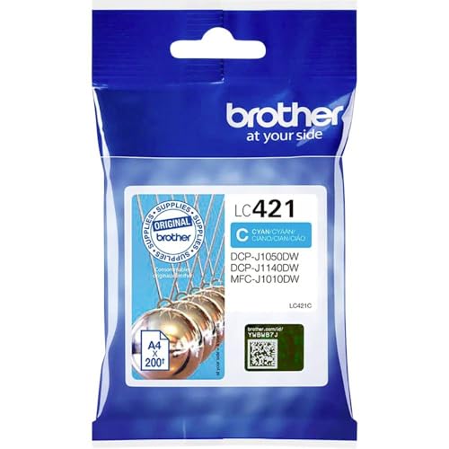 Detalle de Brother LC421C Cartucho tinta cian 200 páginas