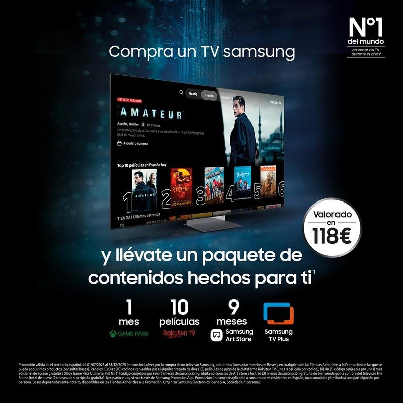 Thumbnail 1 de Samsung Neo QLED Q7F 98" 4K Vision AI Smart TV Pantone QHDR