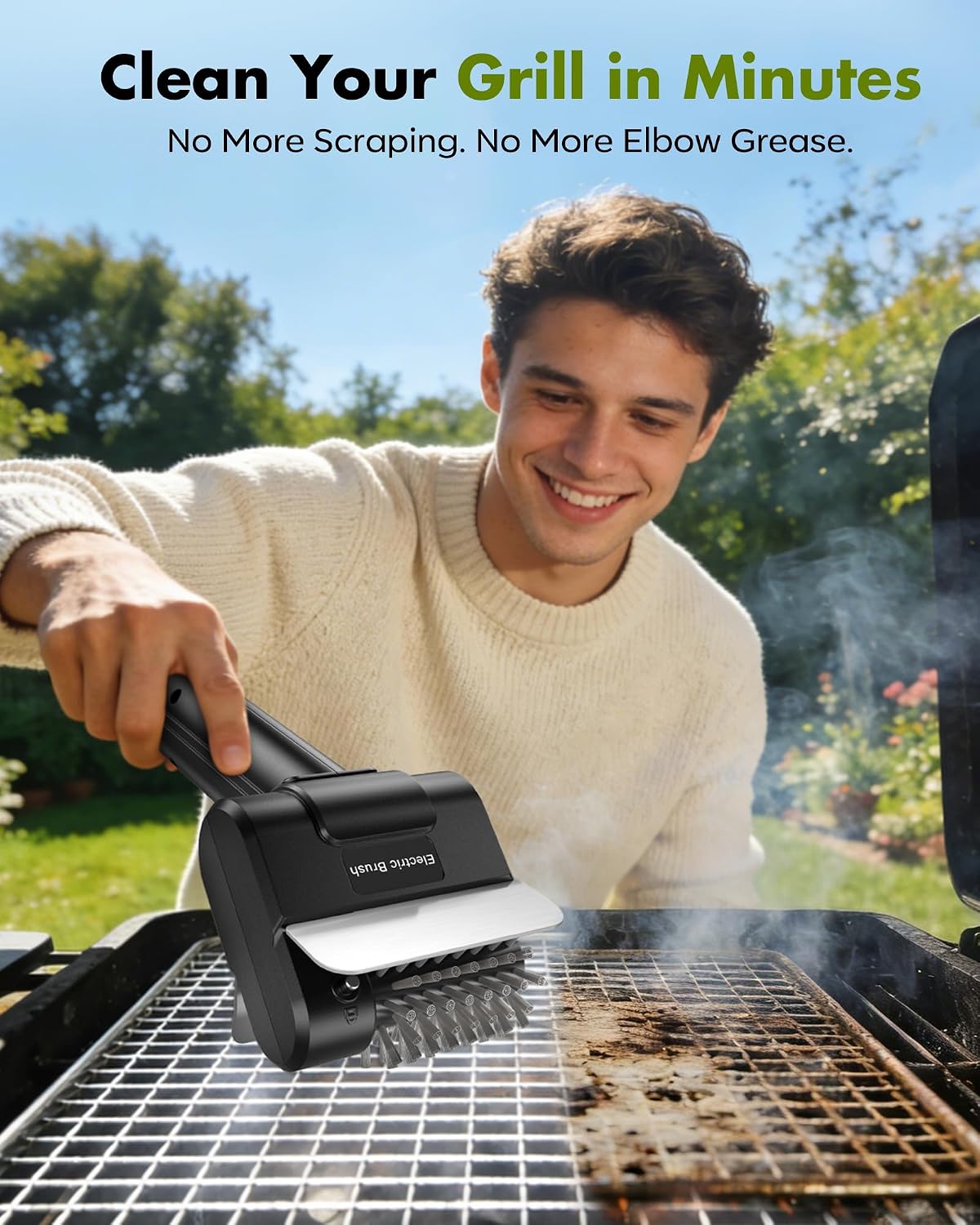 Thumbnail 1 de YIGU Electric Grill Brush for Outdoor Grills