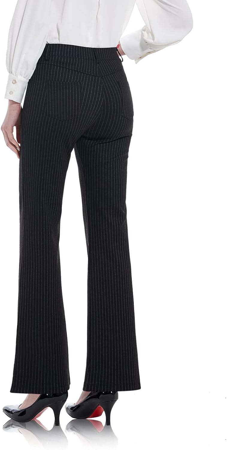 Detalle de Tapata Women’s Stretchy Bootcut Dress Pants (28"–34" Inseams) with Pockets for Office Work