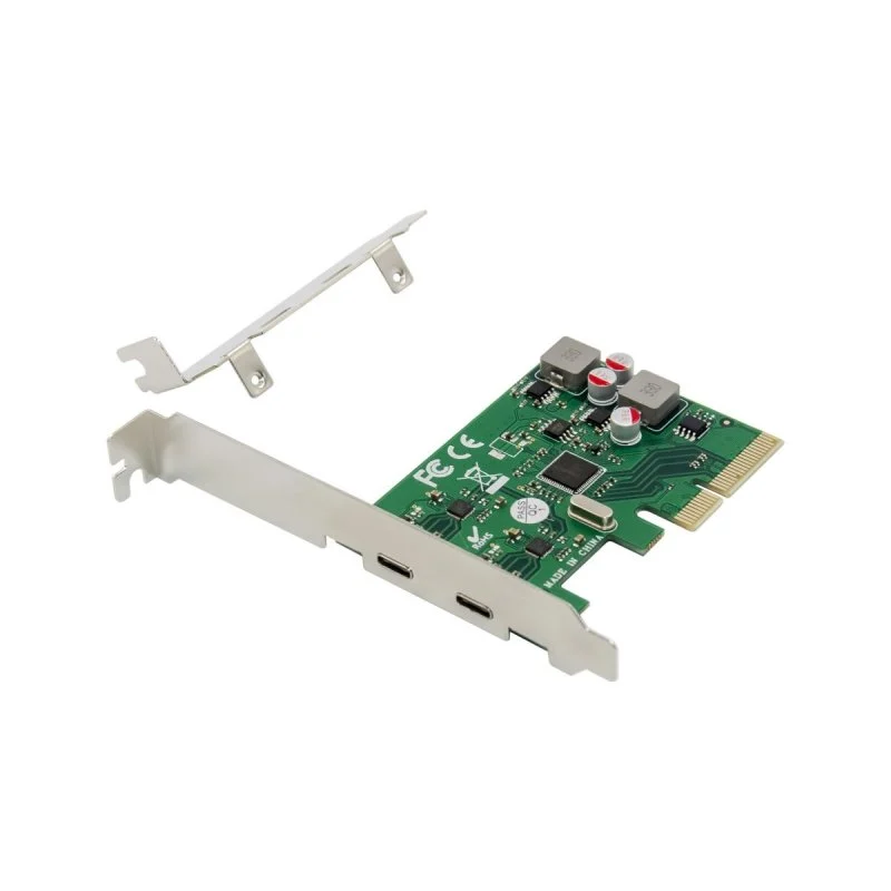 Detalle de Conceptronic Tarjeta PCI-E USB-C 3.2 Gen 2 (Autoalimentada) – 2 puertos USB-C para PC de sobremesa